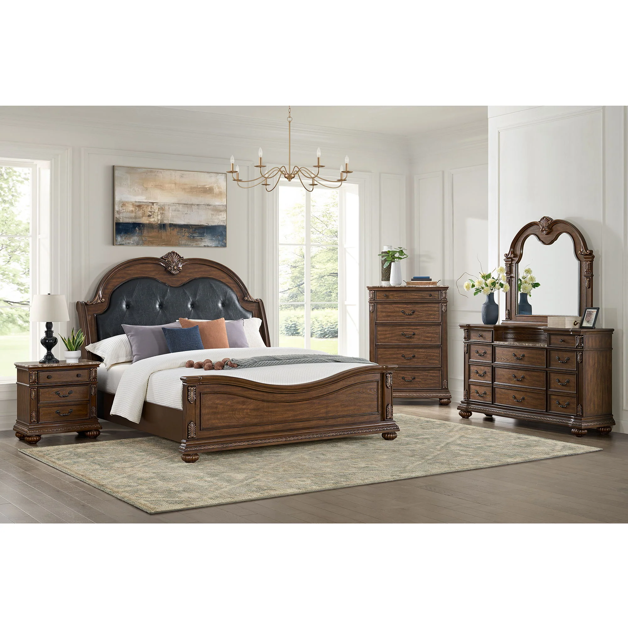 Cadenza - Dresser And Mirror Set - Brown - Image 4