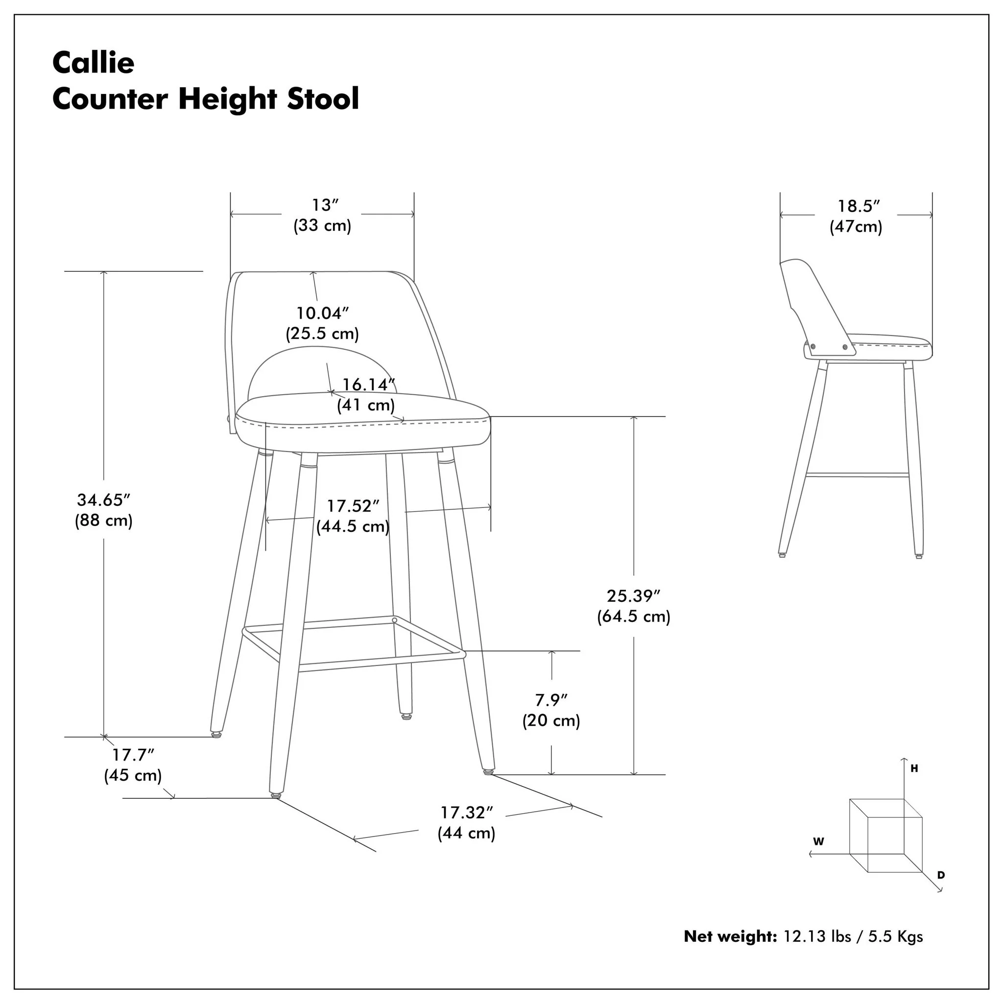 Callie - Upholstered Counter Height Stool (Set of 2) - Image 4