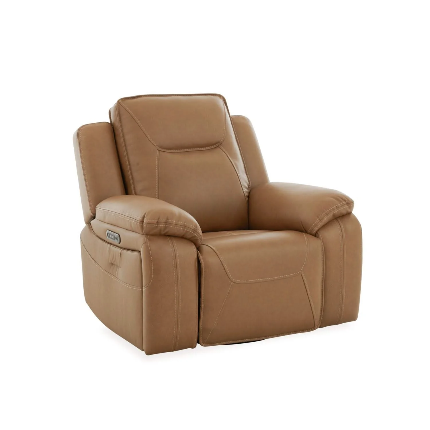 Callihan - Swivel Glider Recliner P3 - York Butternut - Image 4