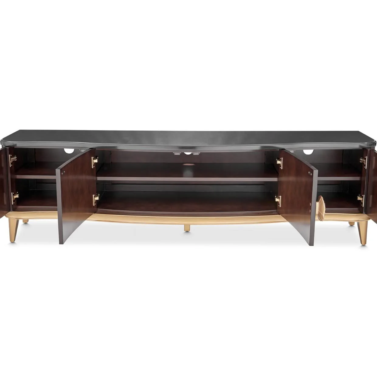 Camellia Field - Media Cabinet - Dark Brown - Image 3