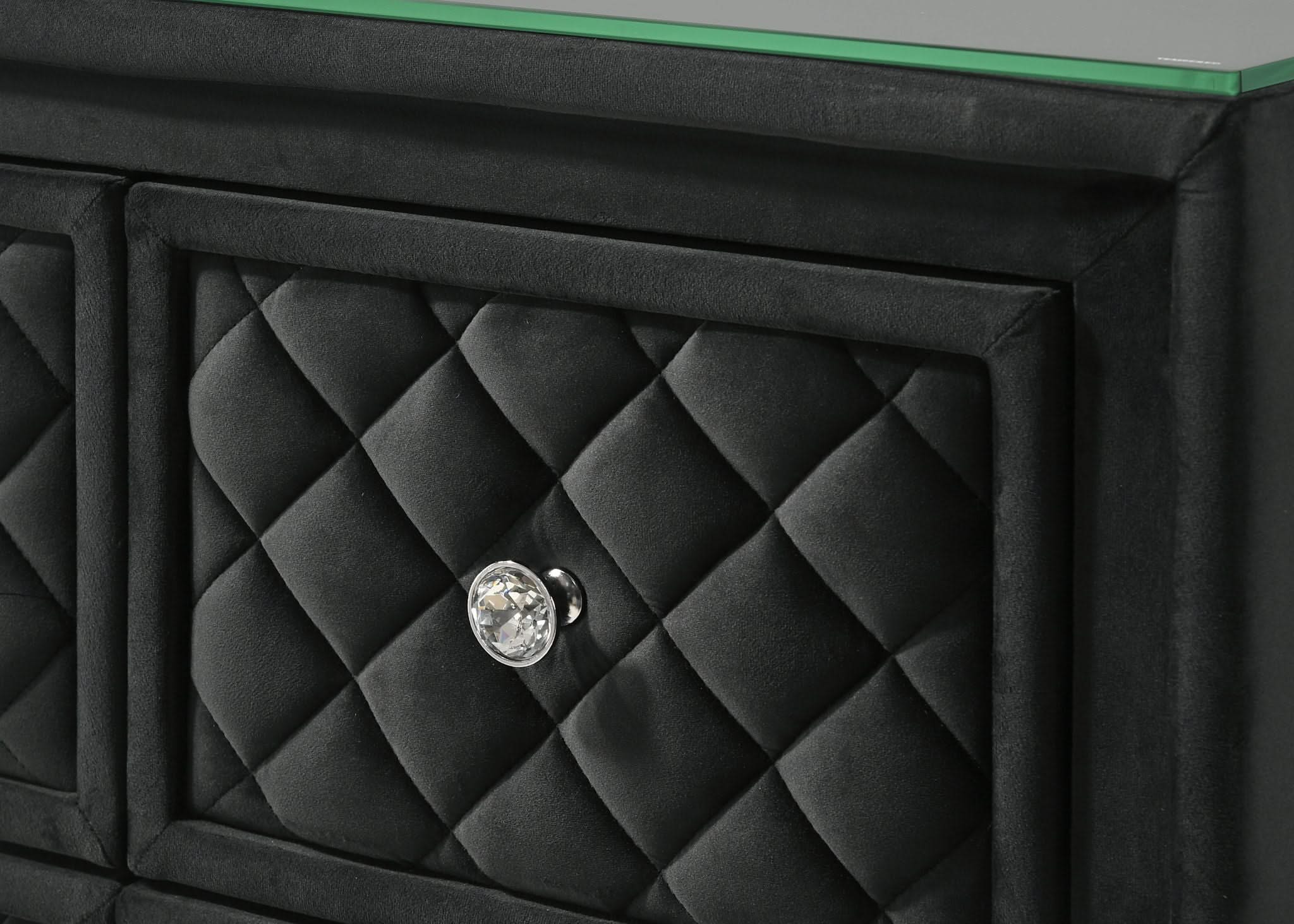 Cameo - Dresser & Mirror - Black - Image 3
