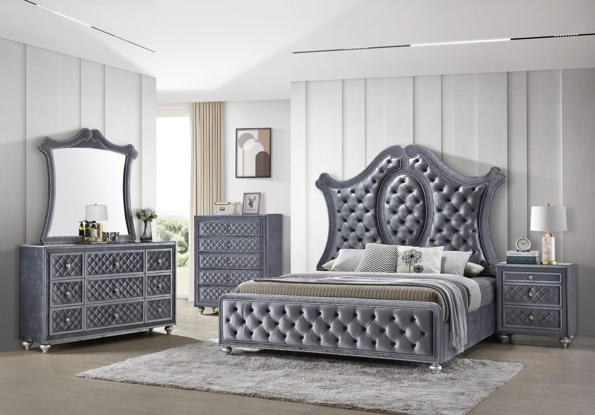 Cameo - Nightstand - Gray - Image 4