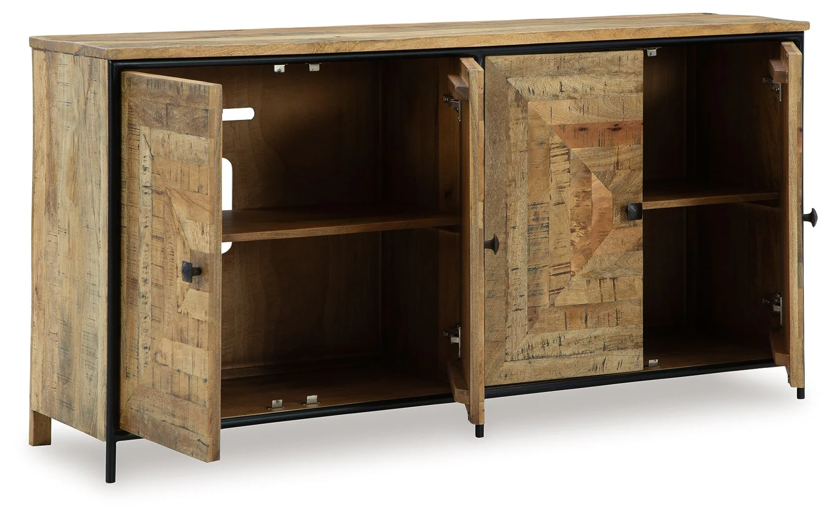 Camney - Accent Cabinet - Brown / Black - Image 4