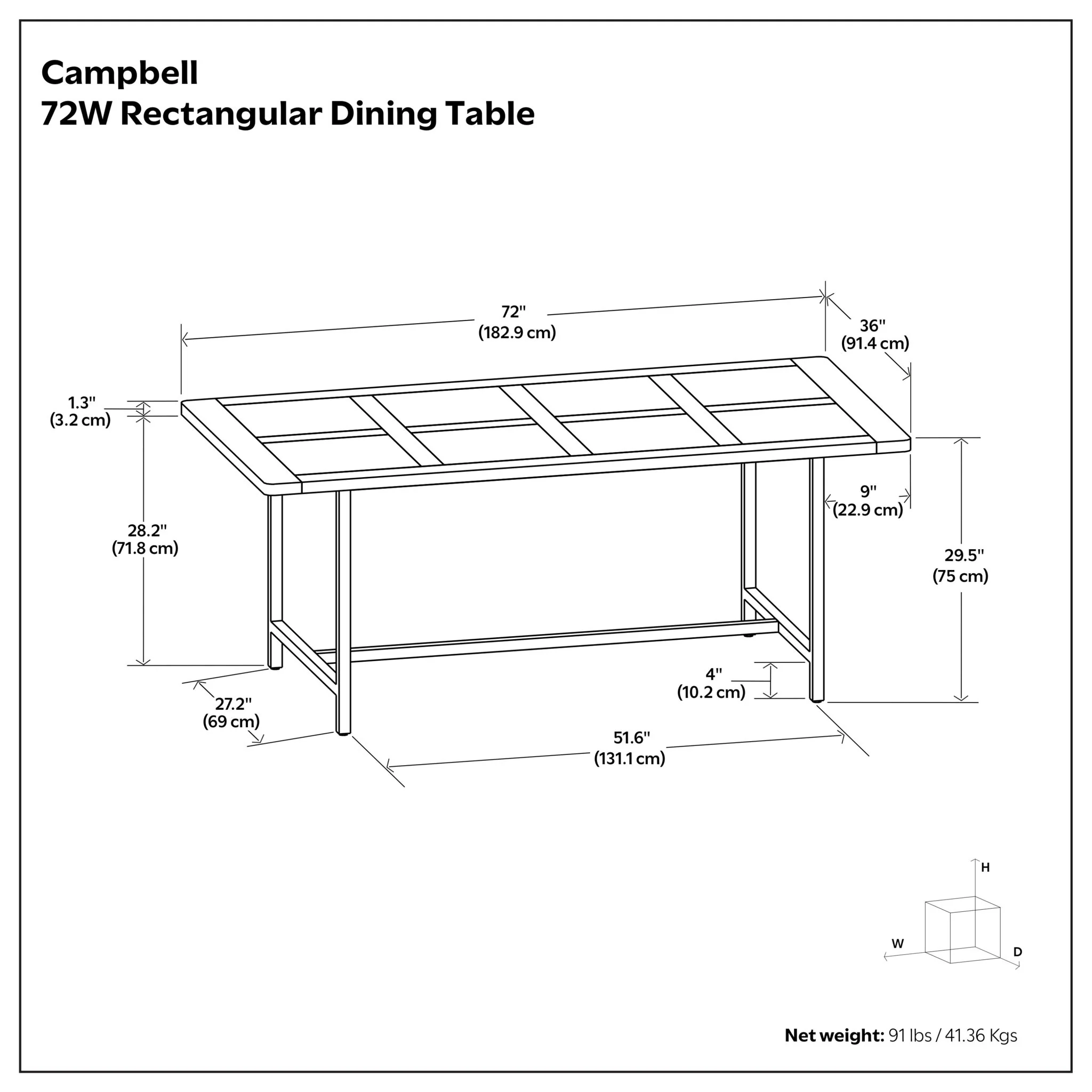 Campbell - Handcrafted Dining Table - Image 4