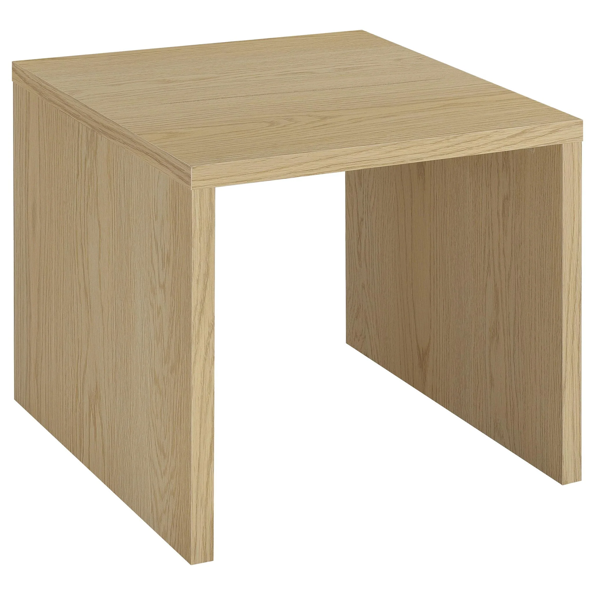 Canoga 3-piece Lift Top Cocktail Coffee Table Set Light Oak - Image 2
