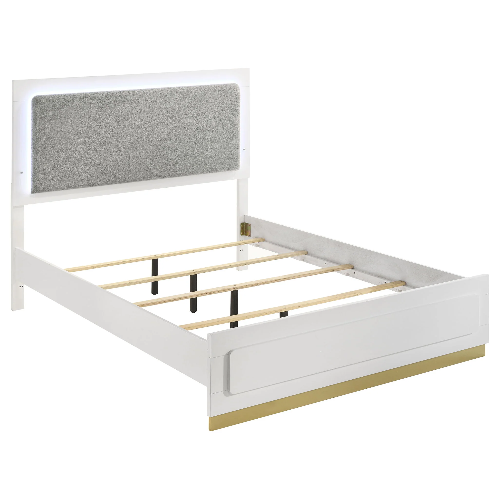 Caraway 4-piece Eastern King Bedroom Set White - Image 3