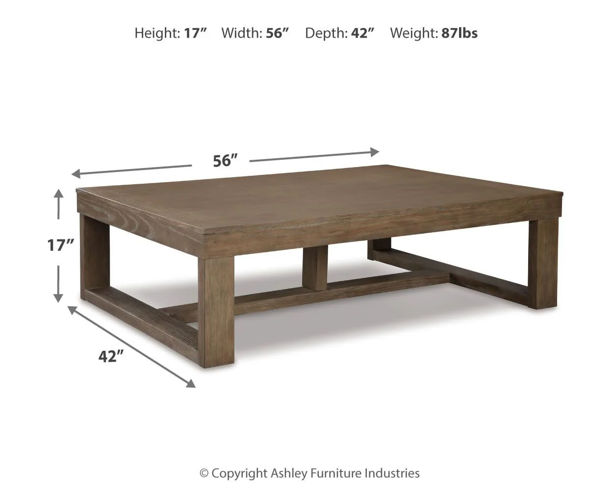 Cariton - Rectangular Cocktail Table - Gray - Image 3