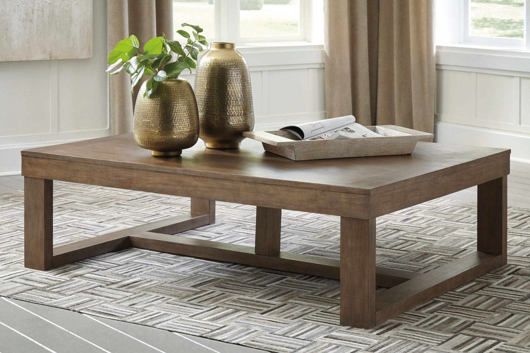 Cariton - Rectangular Cocktail Table - Gray - Image 4