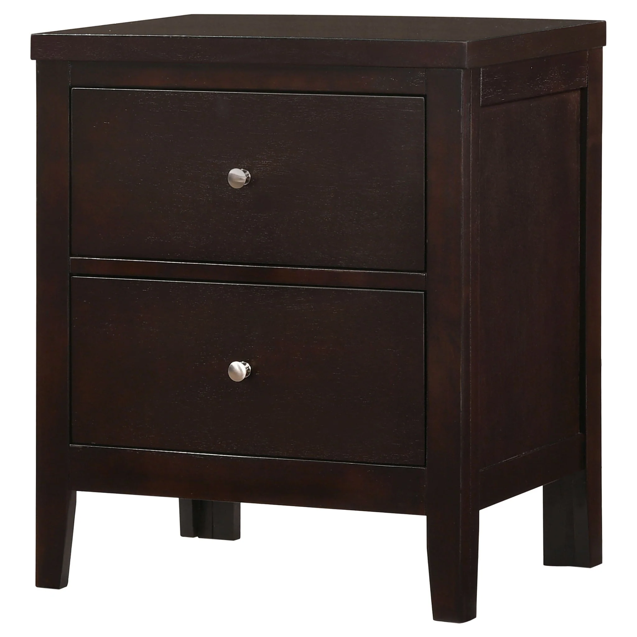 Carlton 2-drawer Nightstand Cappuccino - Image 3