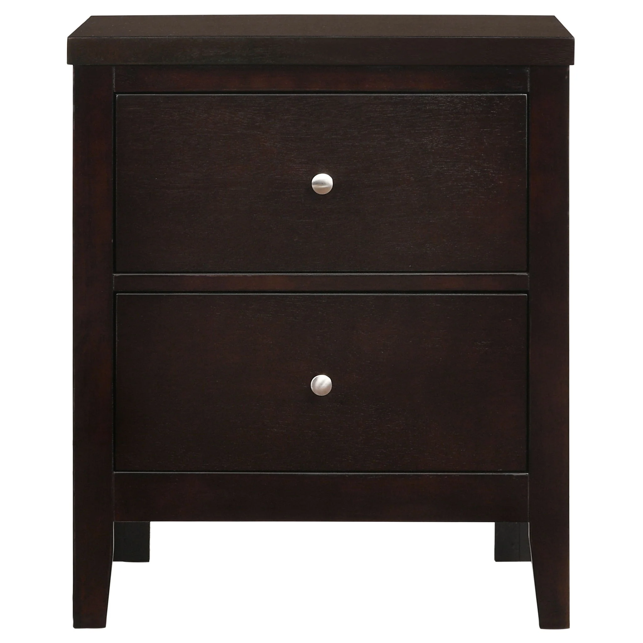 Carlton 2-drawer Nightstand Cappuccino - Image 4