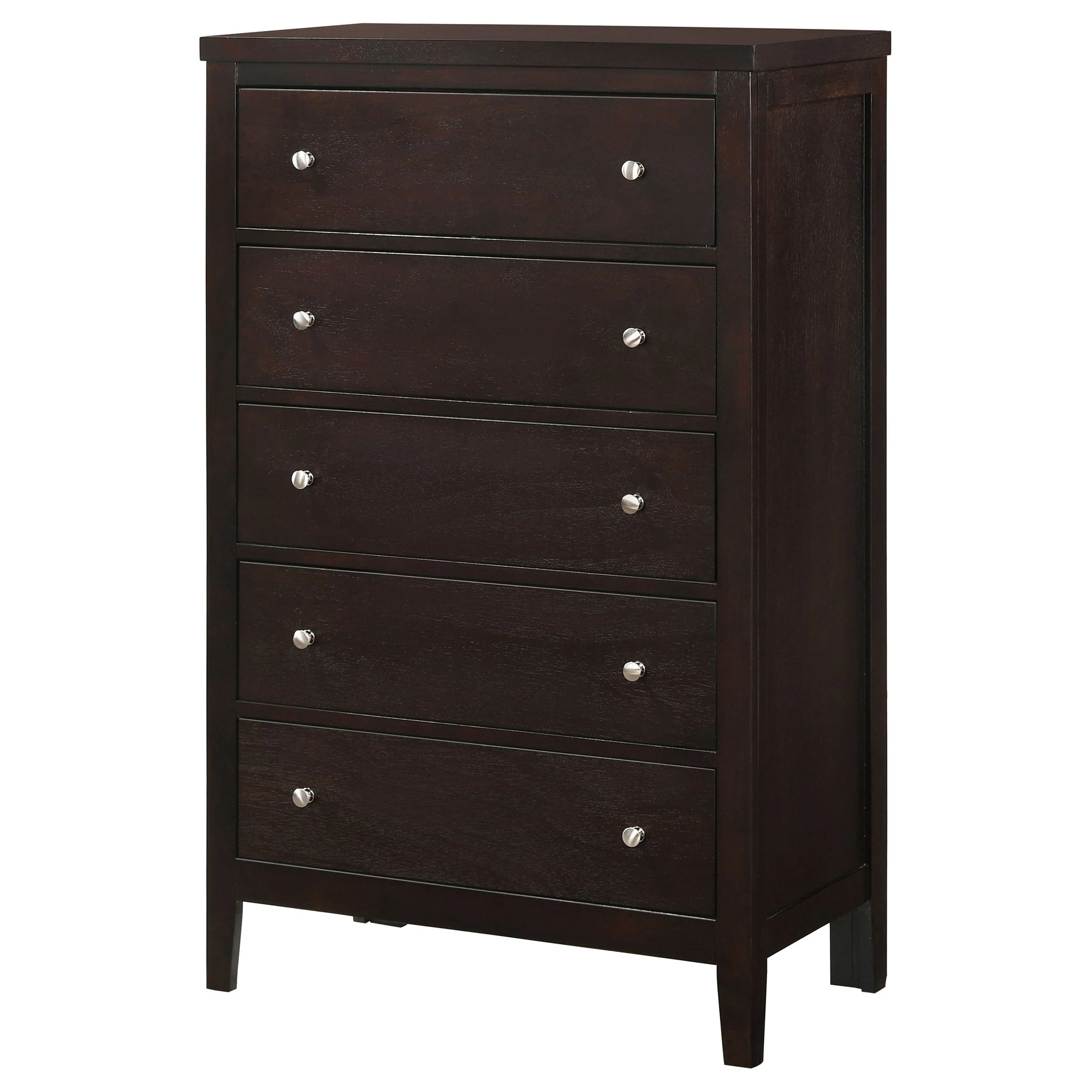 Carlton 5-drawer Bedroom Chest Cappuccino - Image 2
