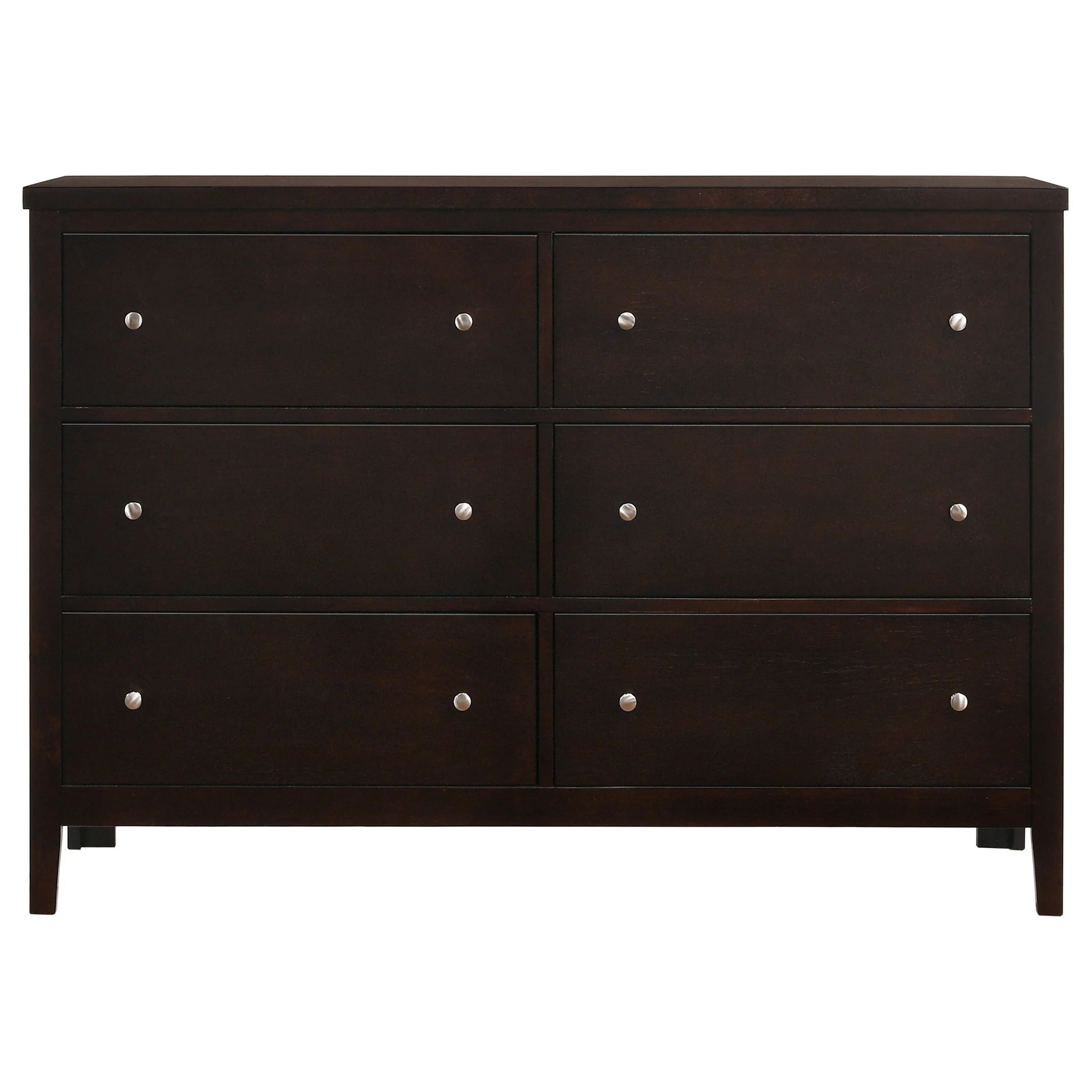 Carlton 6-drawer Dresser Cappuccino - Image 3