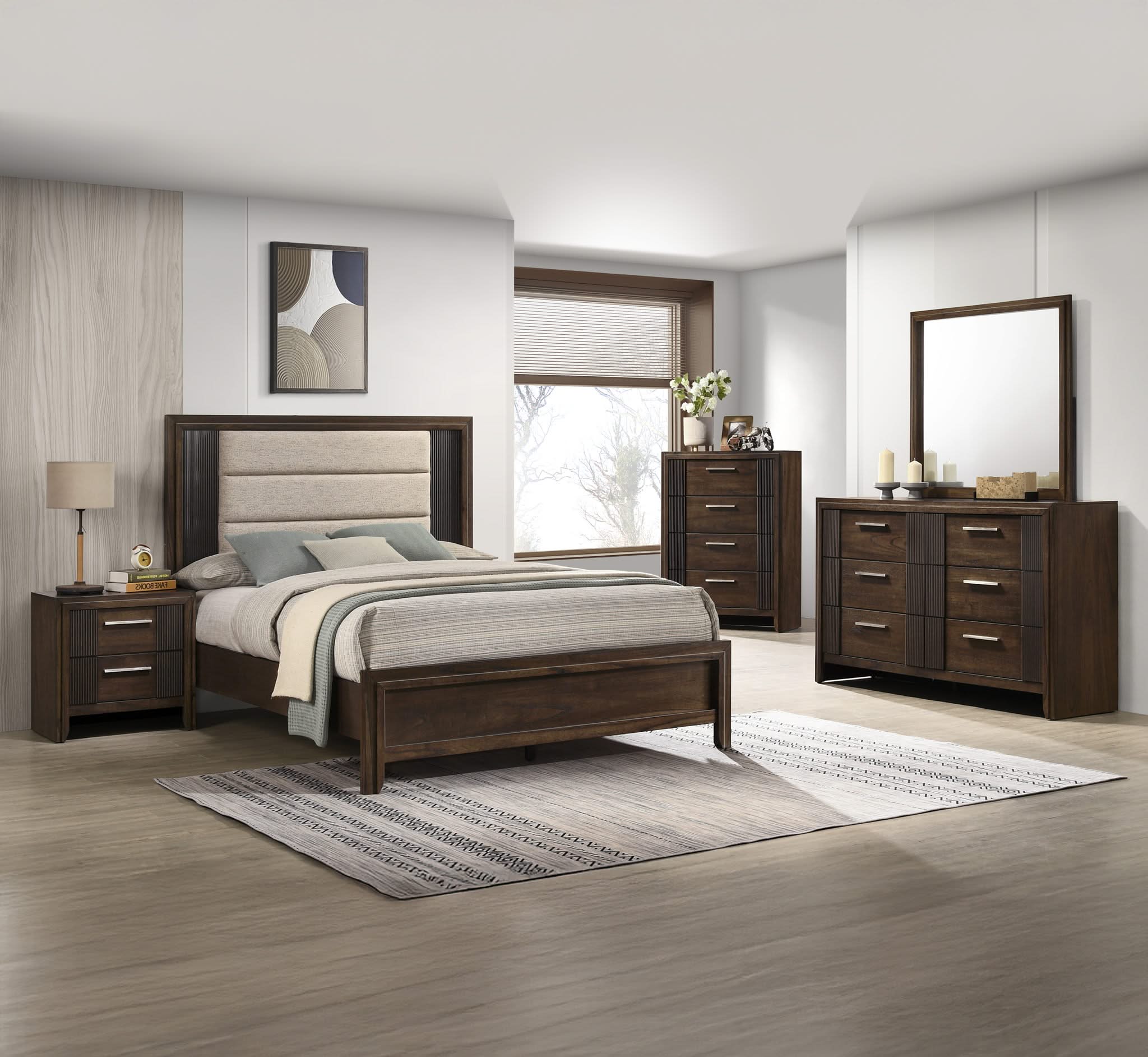 Carlton - King Bed - Brown - Image 4