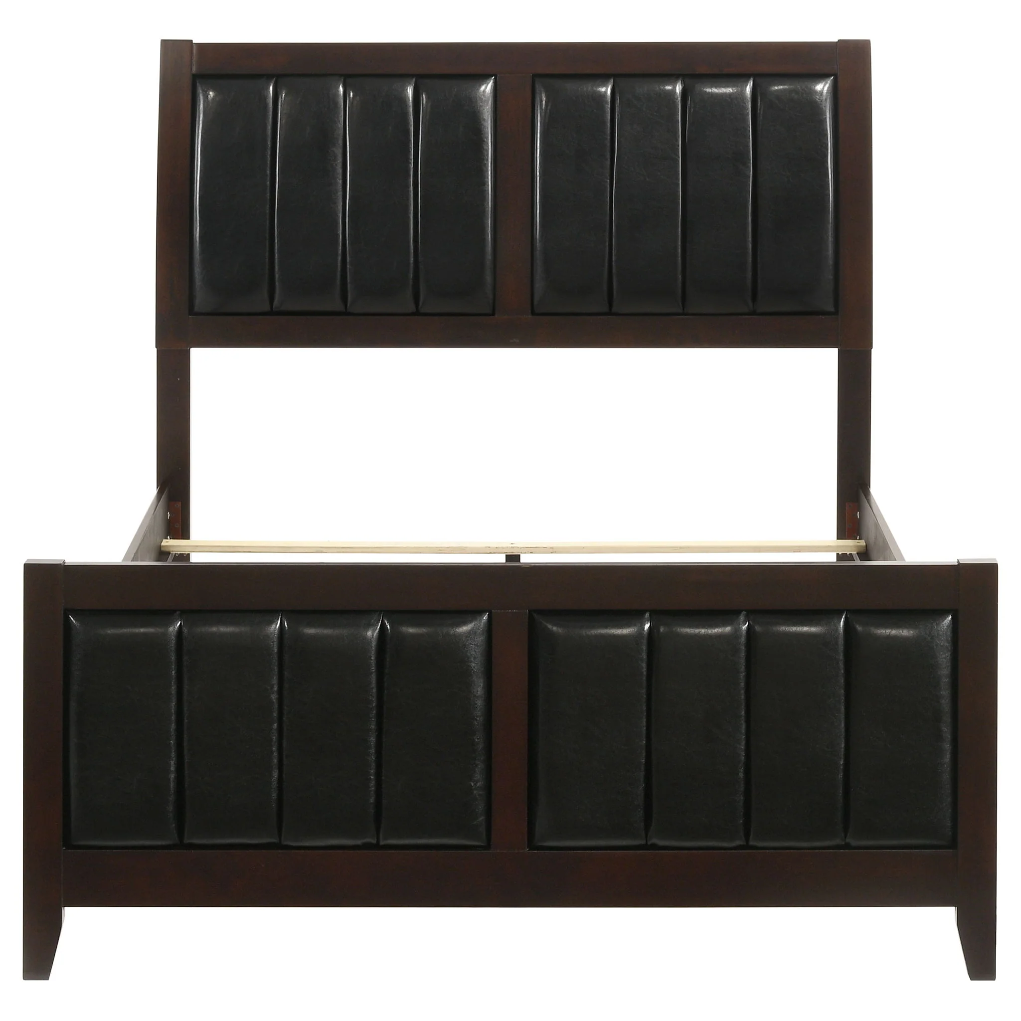 Carlton Wood Full Panel Bed Cappuccino - Image 4