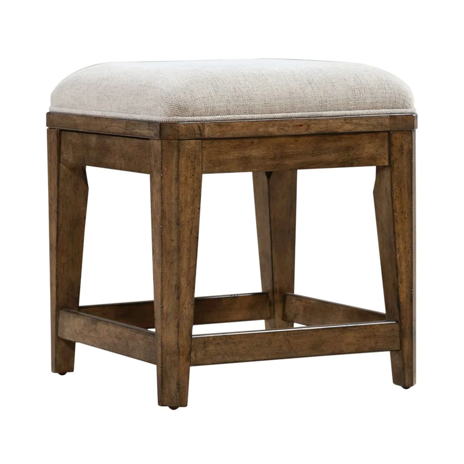 Carolina Park - Upholstered Console Stool - Amber Brown - Image 3