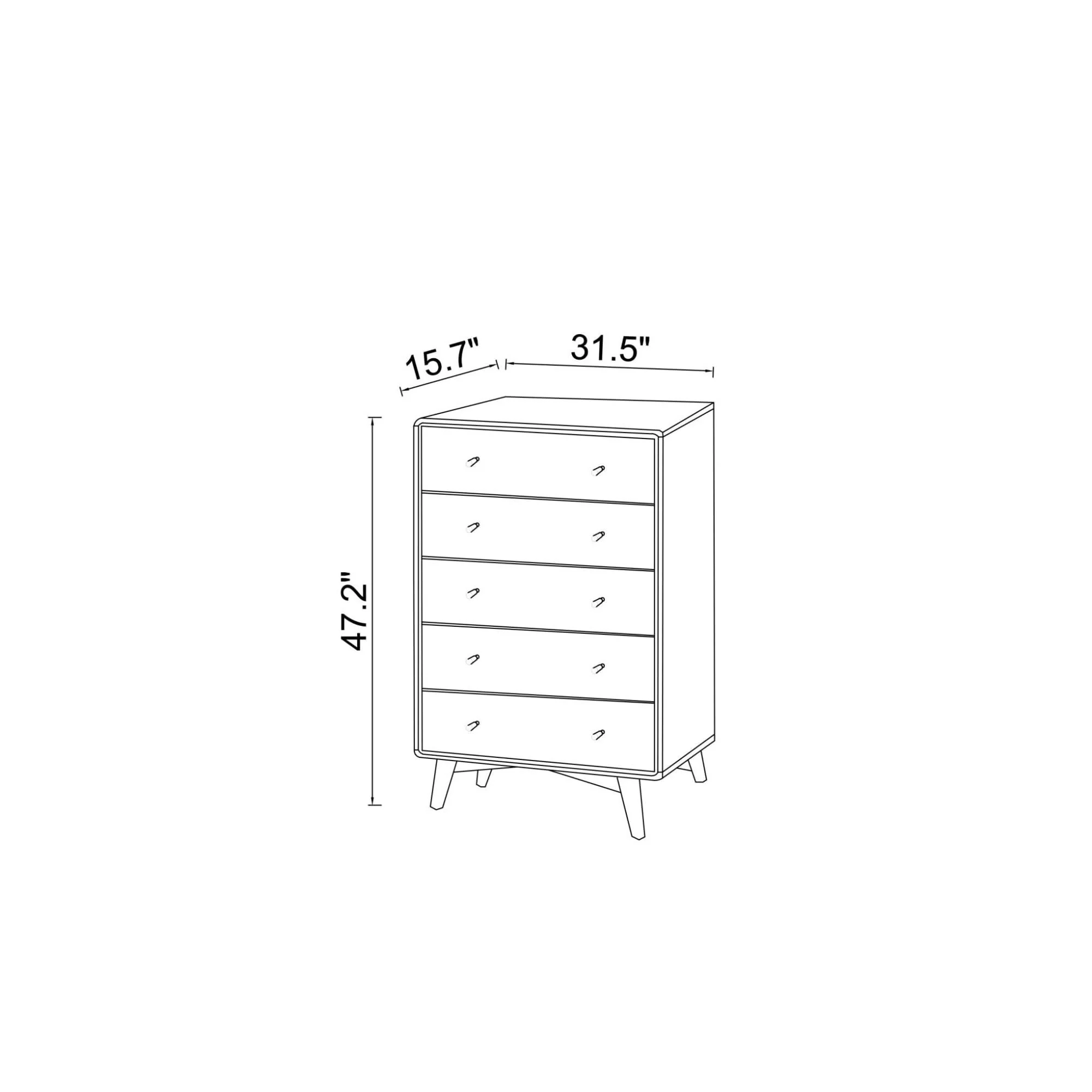 Caroline - Mid-Century, Modern Dresser - Image 3