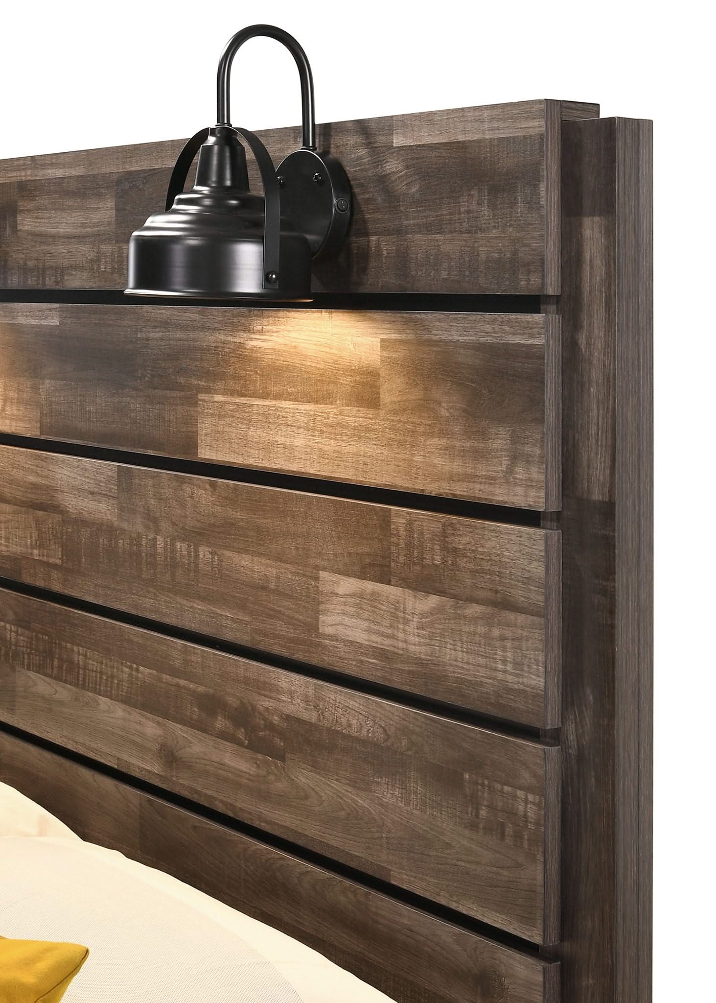 Carter - Full 4 Piece Bedroom Set - Brown - Image 4
