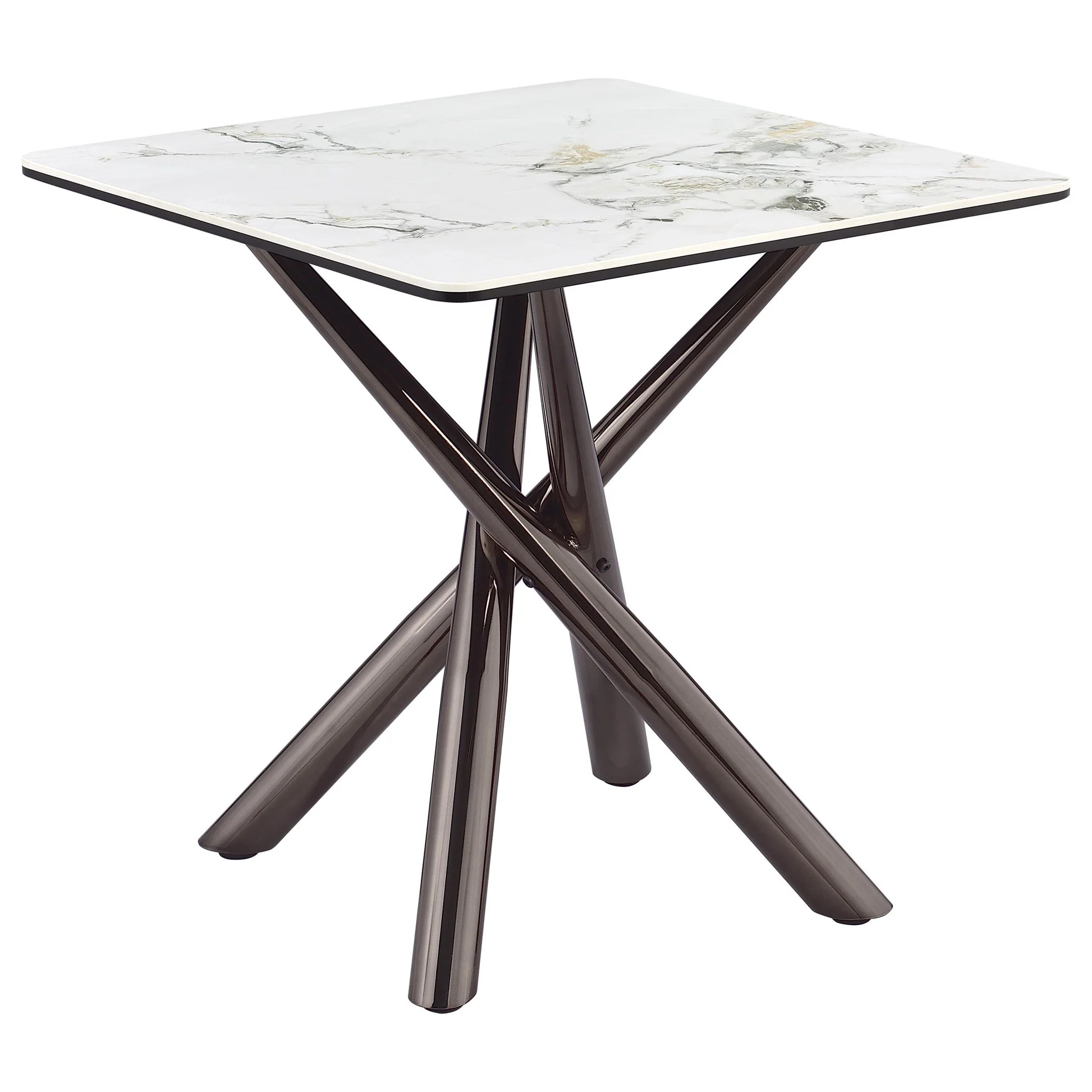 Carvell 2-piece Square Coffee and End Table Set Mirage White - Image 2