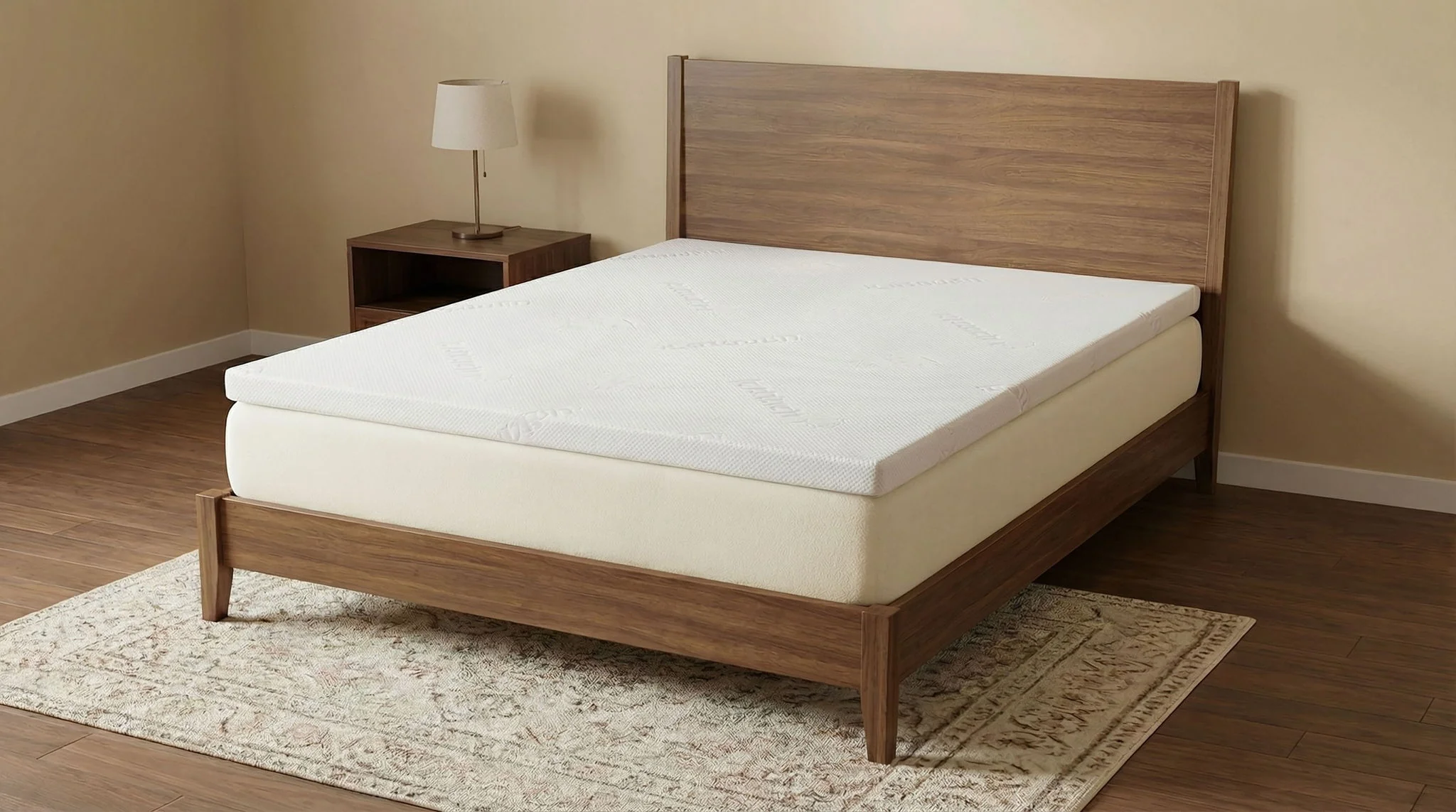 Cascade 3-inch Eastern King Cool Memory Foam Mattress Topper - Image 2