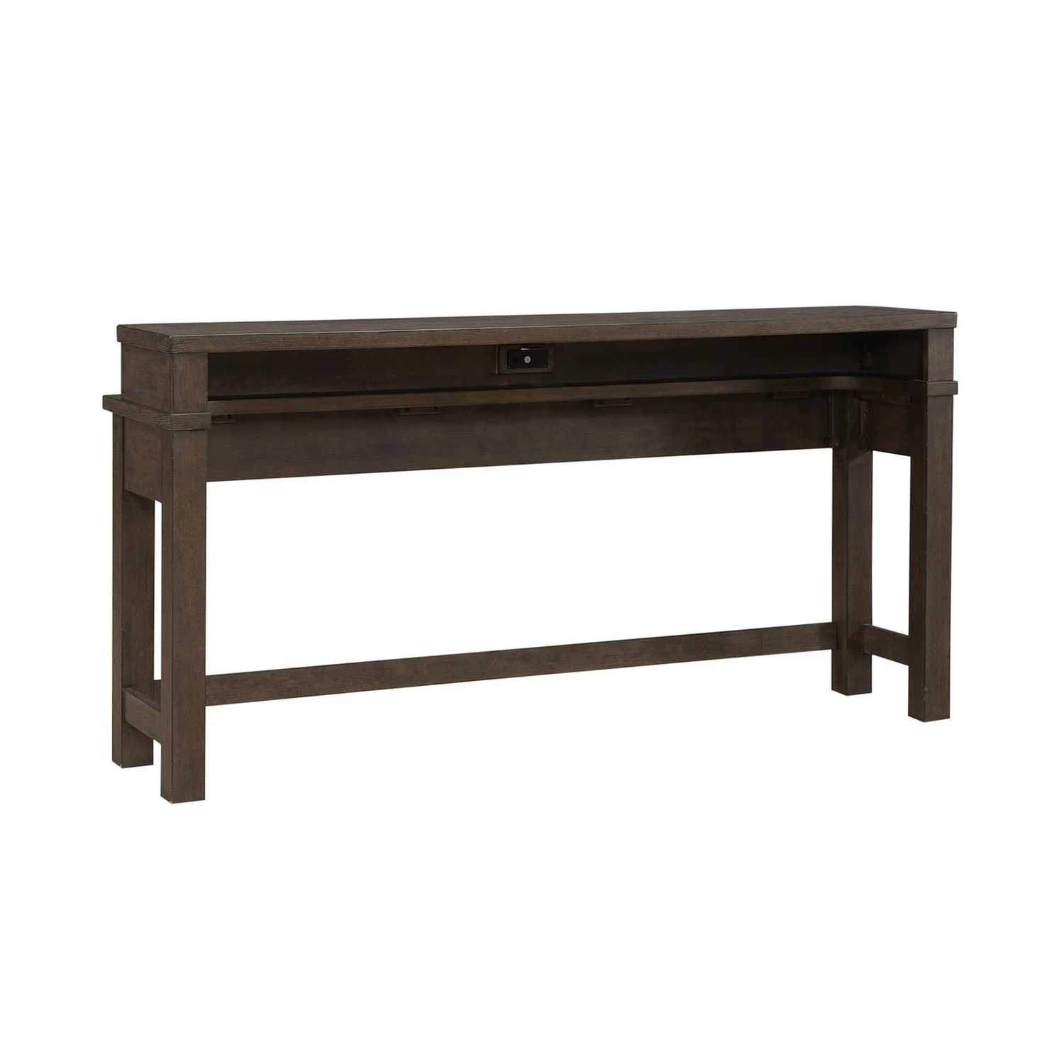 Cascade Falls - Console Bar Table - Satin Espresso - Image 2