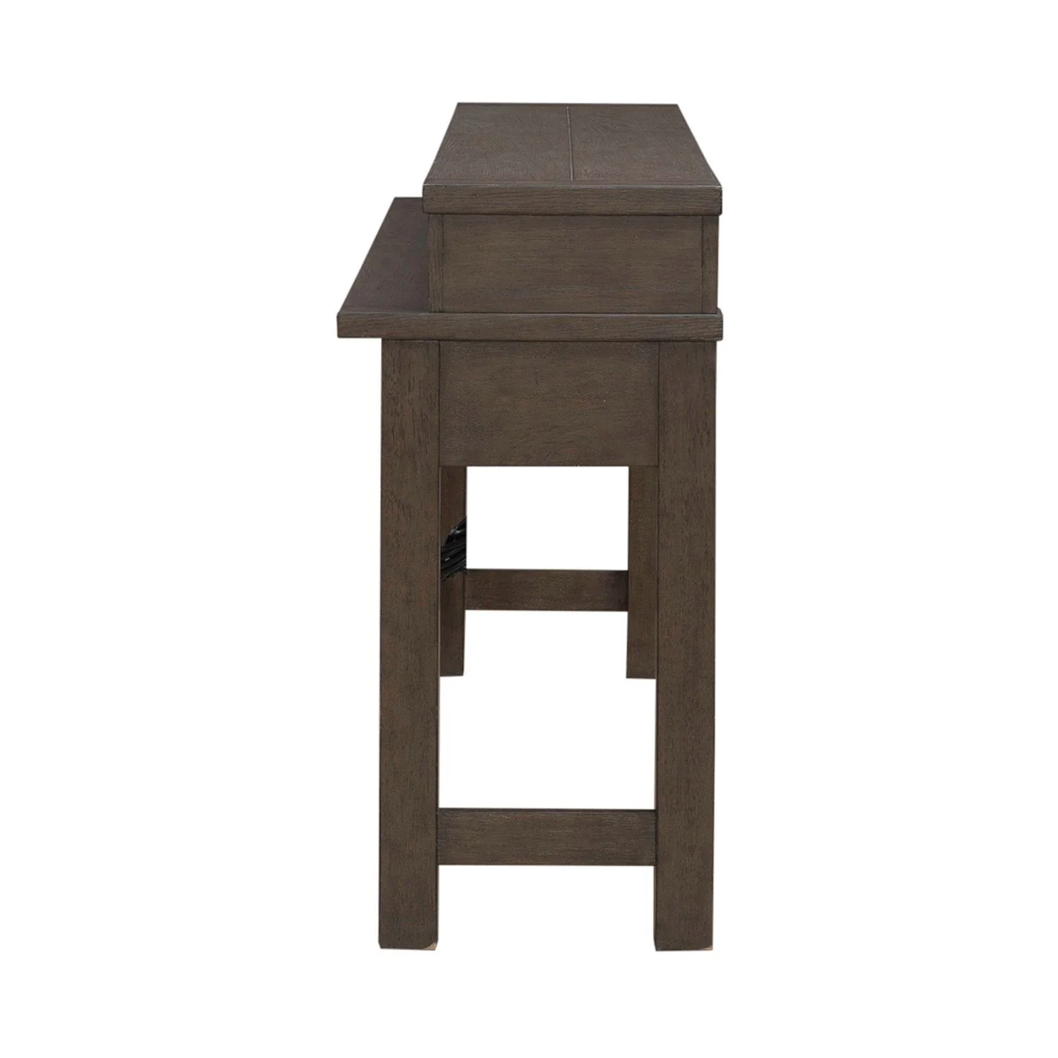 Cascade Falls - Console Bar Table - Satin Espresso - Image 4