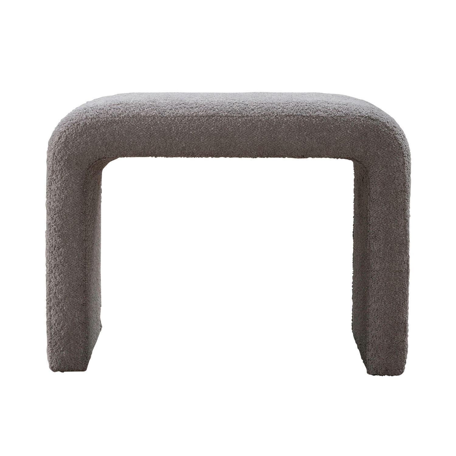 Cascade Falls - Upholstered Accent Stool - Satin Espresso - Image 3