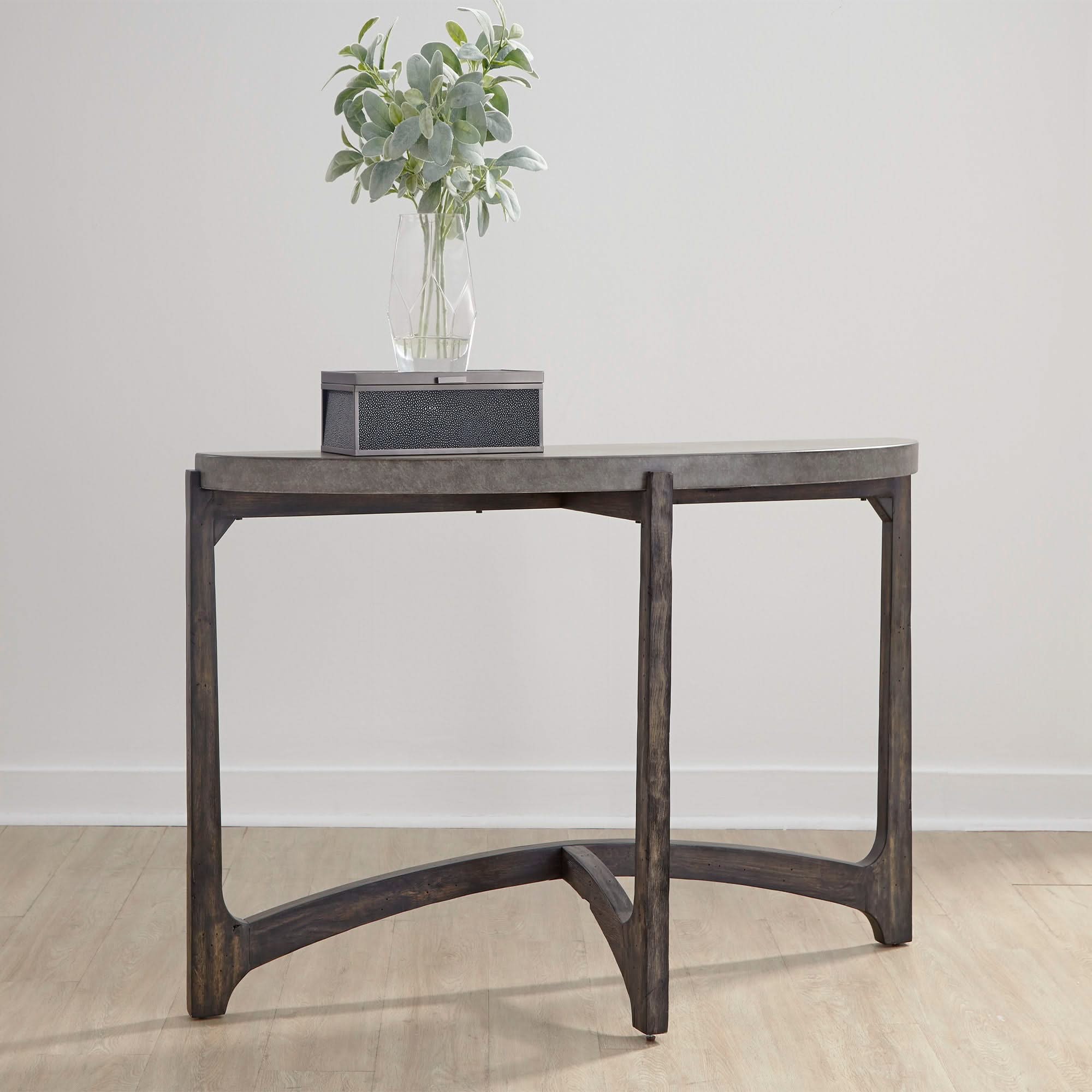 Cascade - Sofa Table - Wirebrush Rustic Brown - Image 4