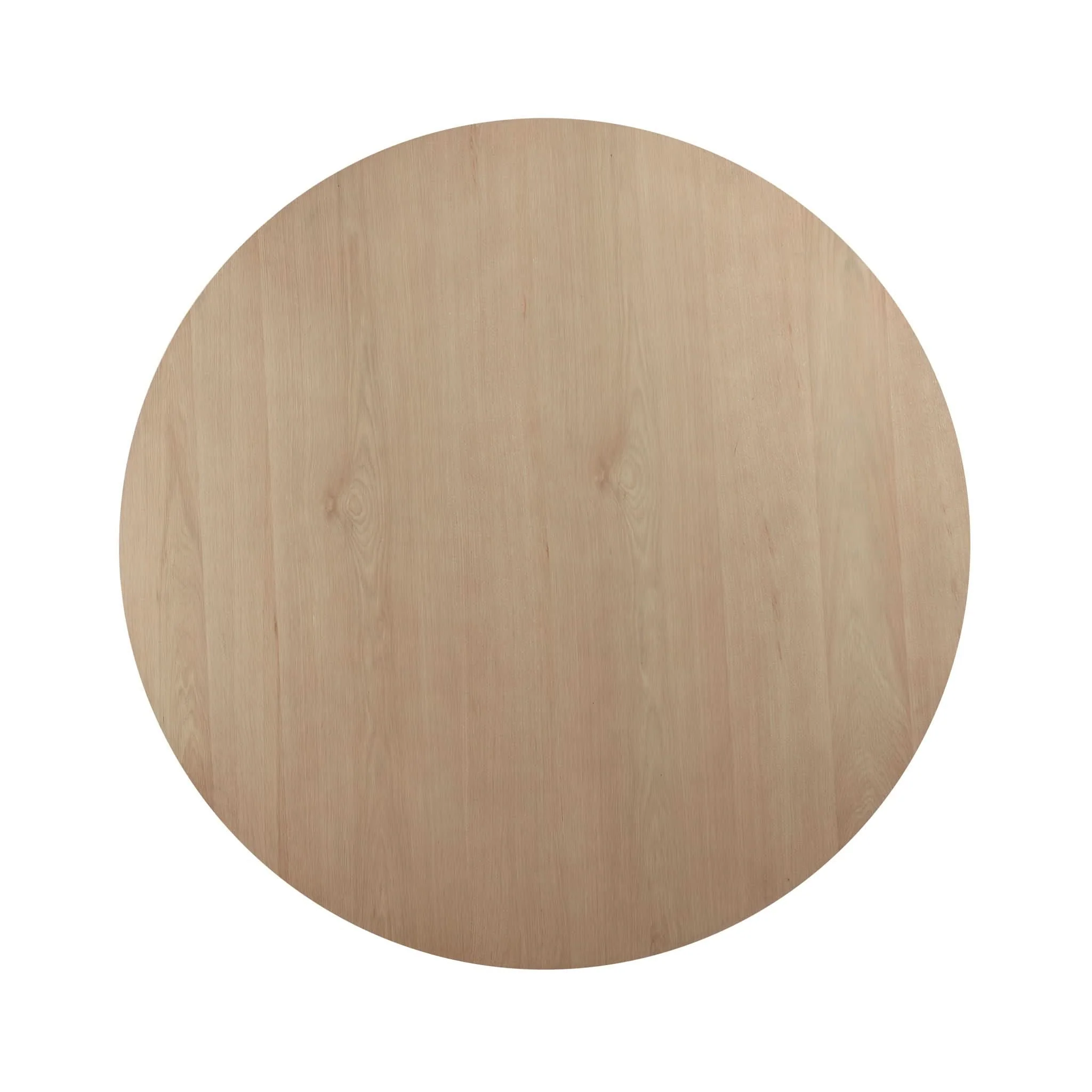 Caspian - 5 Piece Round Dining Table Set With Chairs - Oak - Image 2