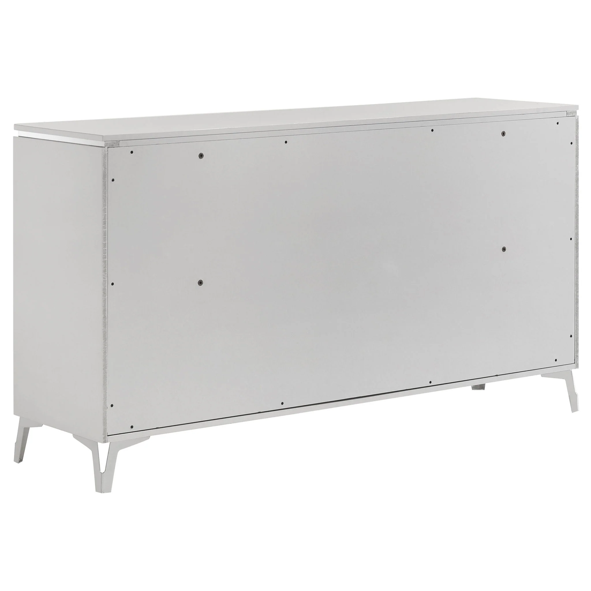 Cassia 6-drawer Bedroom Dresser Cabinet White High Gloss - Image 4