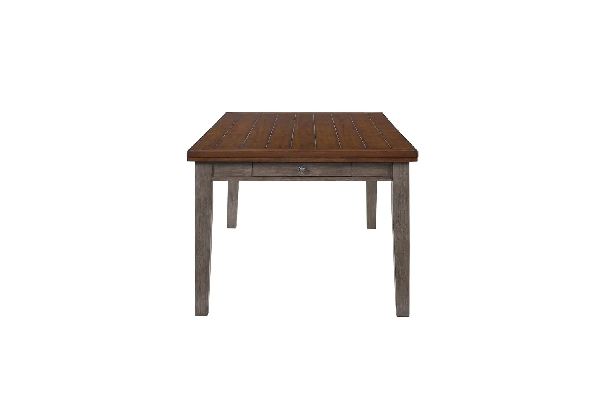 2 Tone 6 Drawer Dining Table - Gray - Image 4