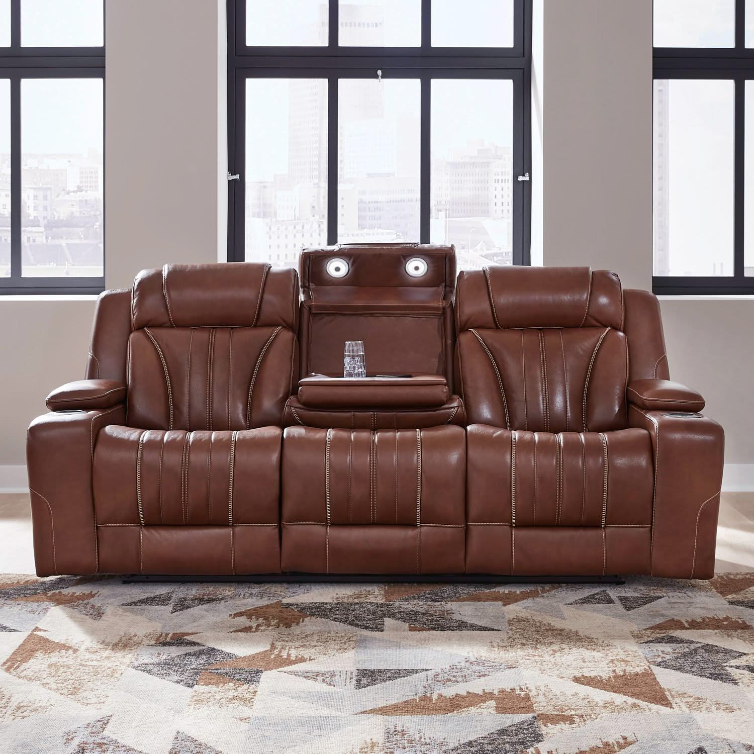 Caswell - Sofa P2 & ZG - Nature Chestnut - Image 2