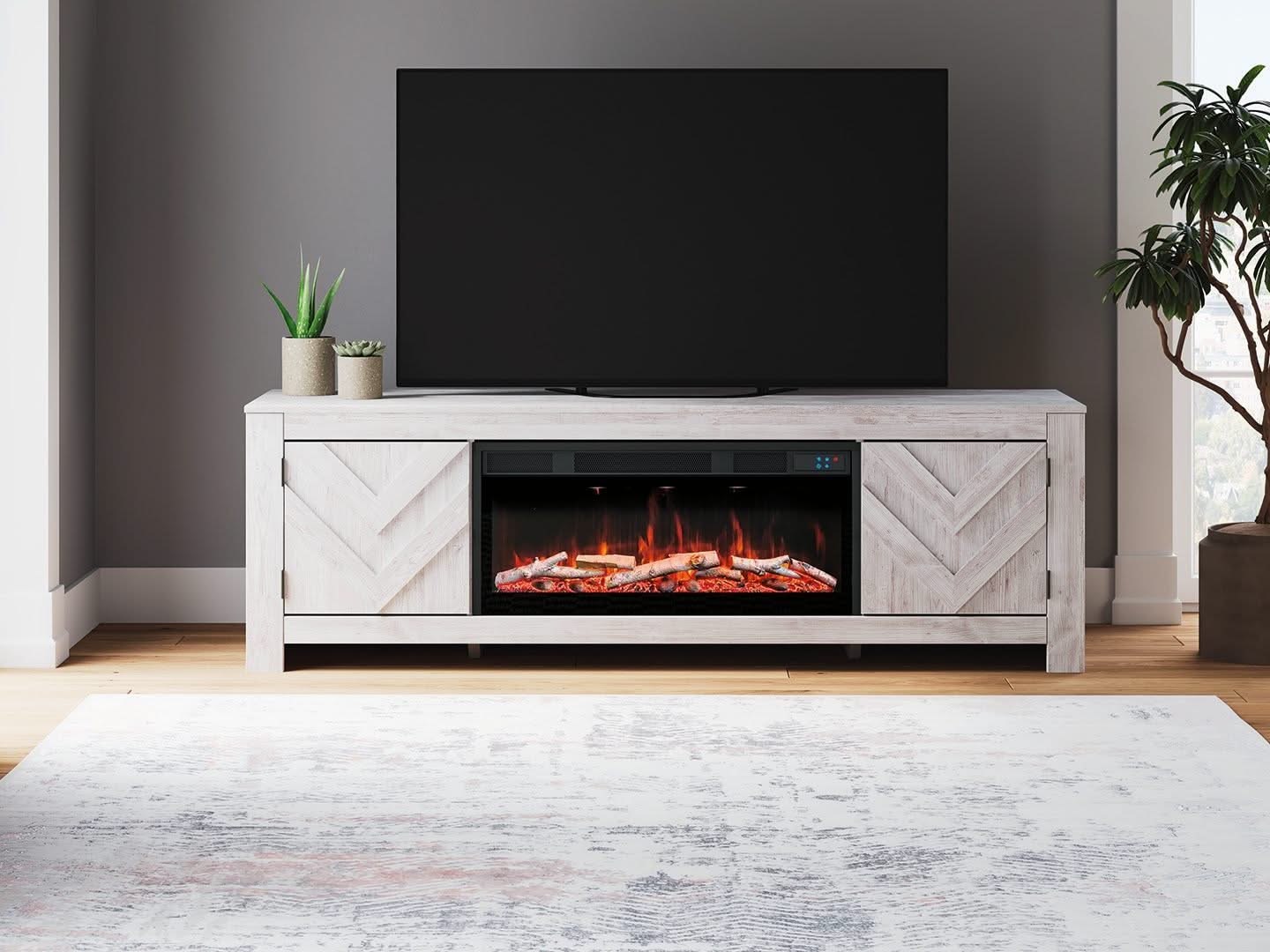 Cayboni - LG TV Stand With Fireplace Option - Image 16