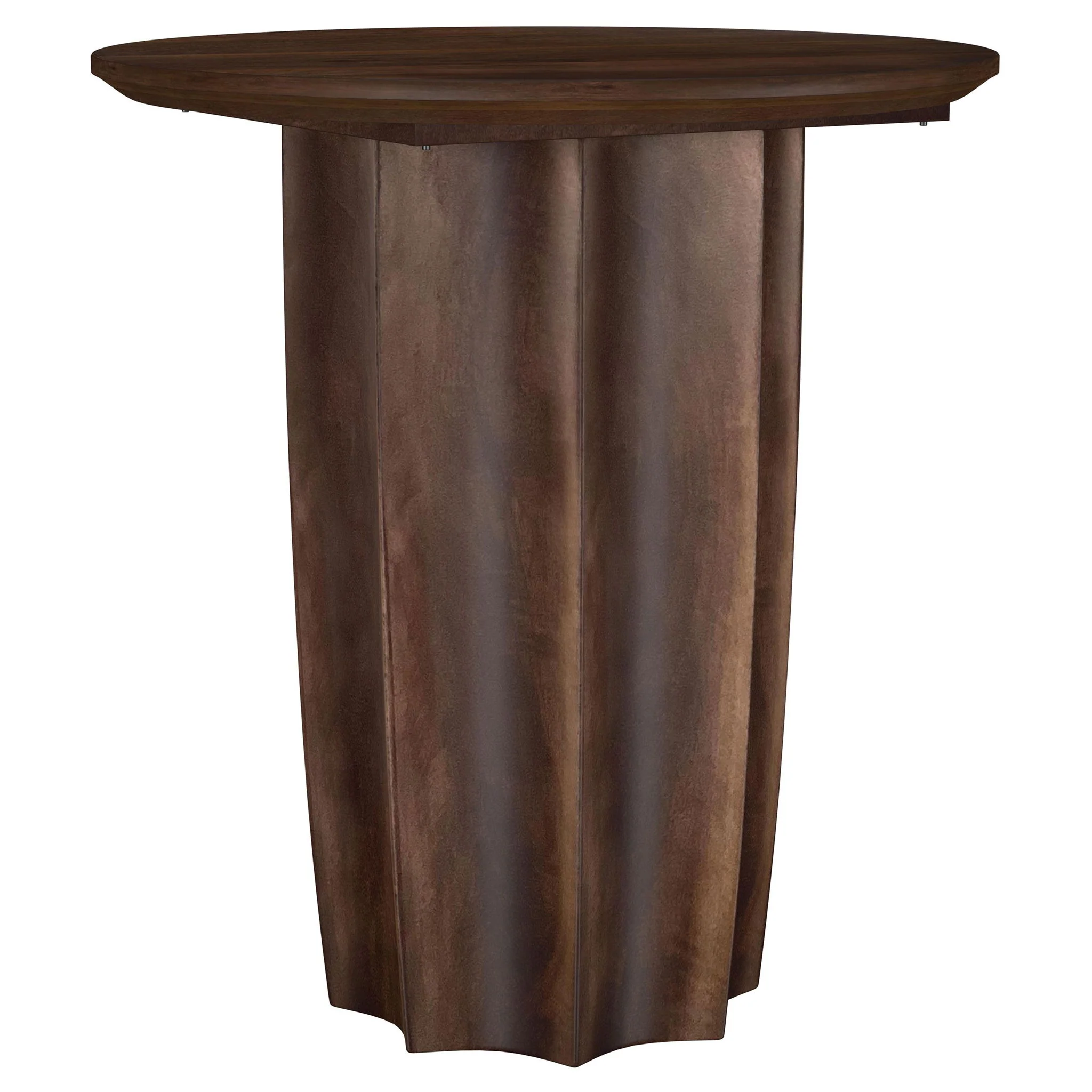 Cayenne 2-piece Solid Mango Wood Coffee Table Set Walnut - Image 2
