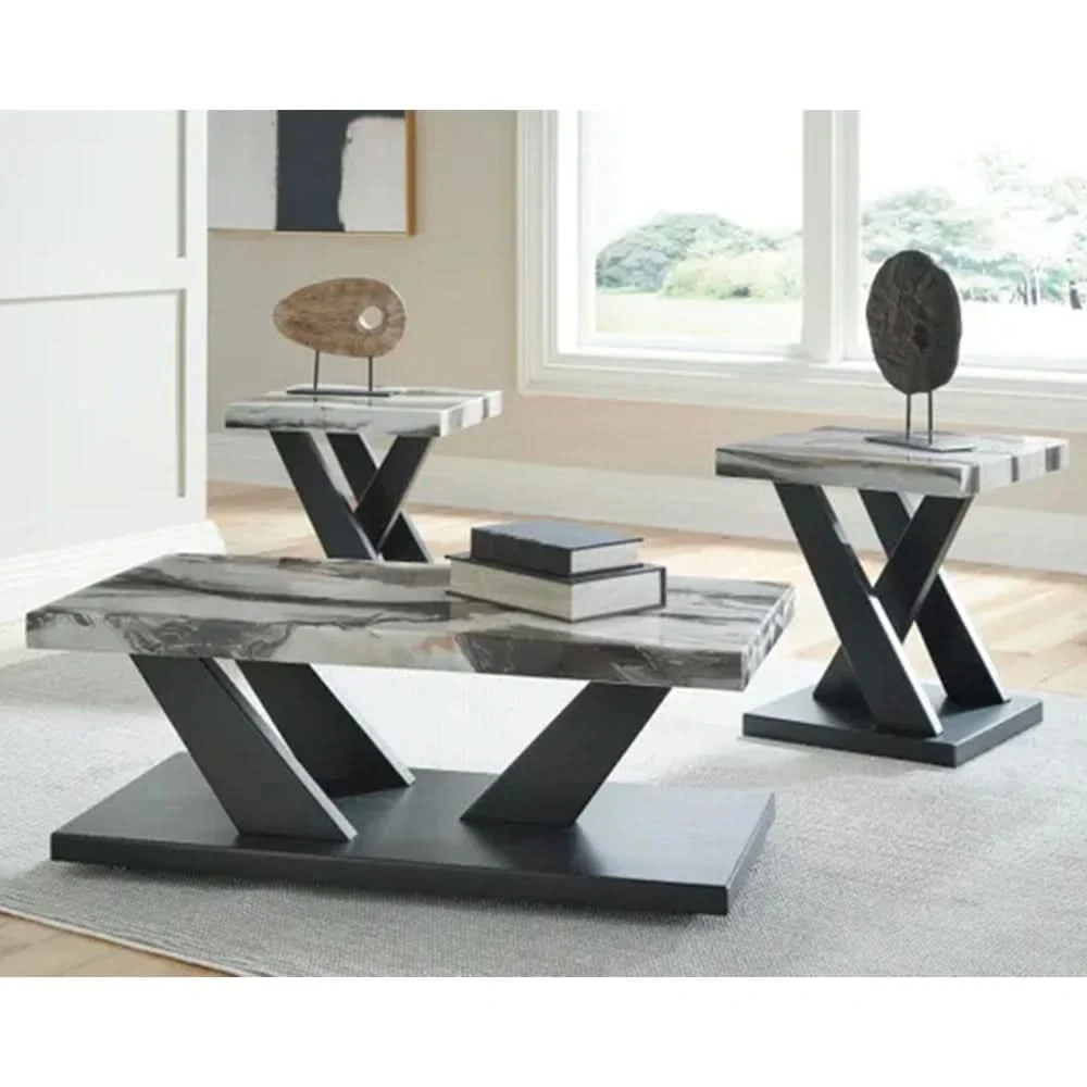 Room Package - Noah Pebble Reclining Living Room Package with Cocktail Table Set & Rug - Image 12