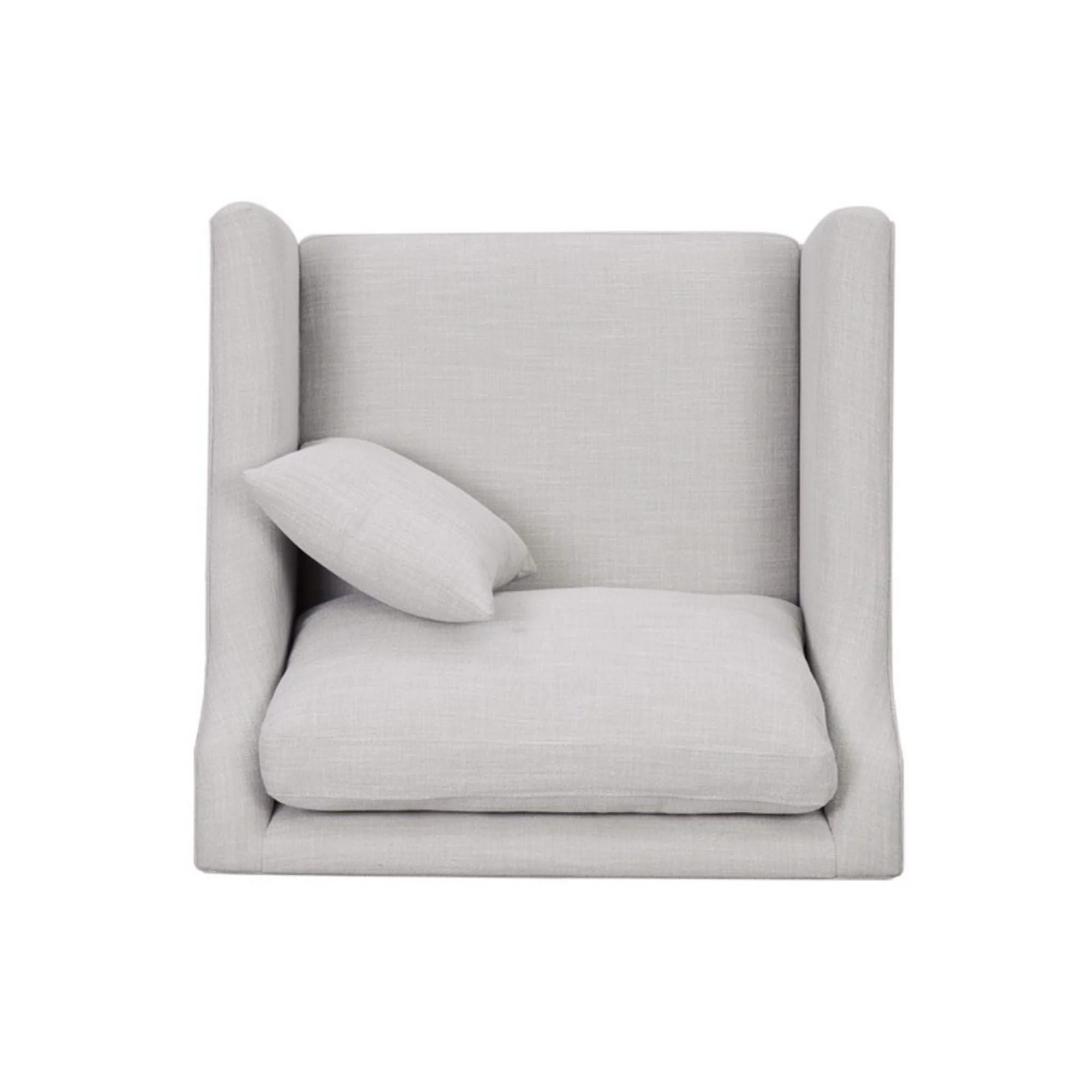Chair With High Track Arms - Beige - Image 4