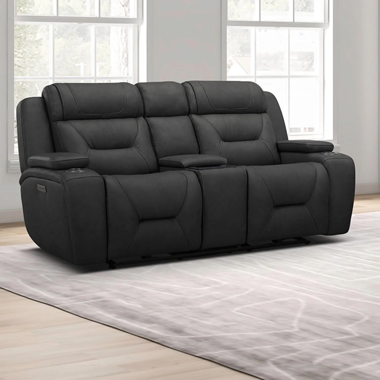 Chapman - Loveseat With Console P2 & ZG - Image 2