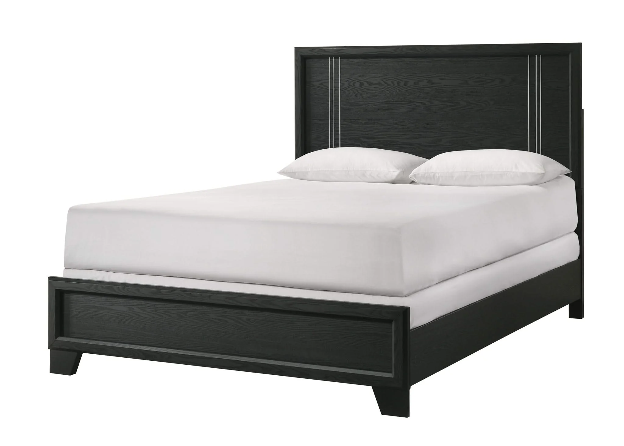 Charlie - Full 4 Piece Bedroom Set - Charcoal - Image 4