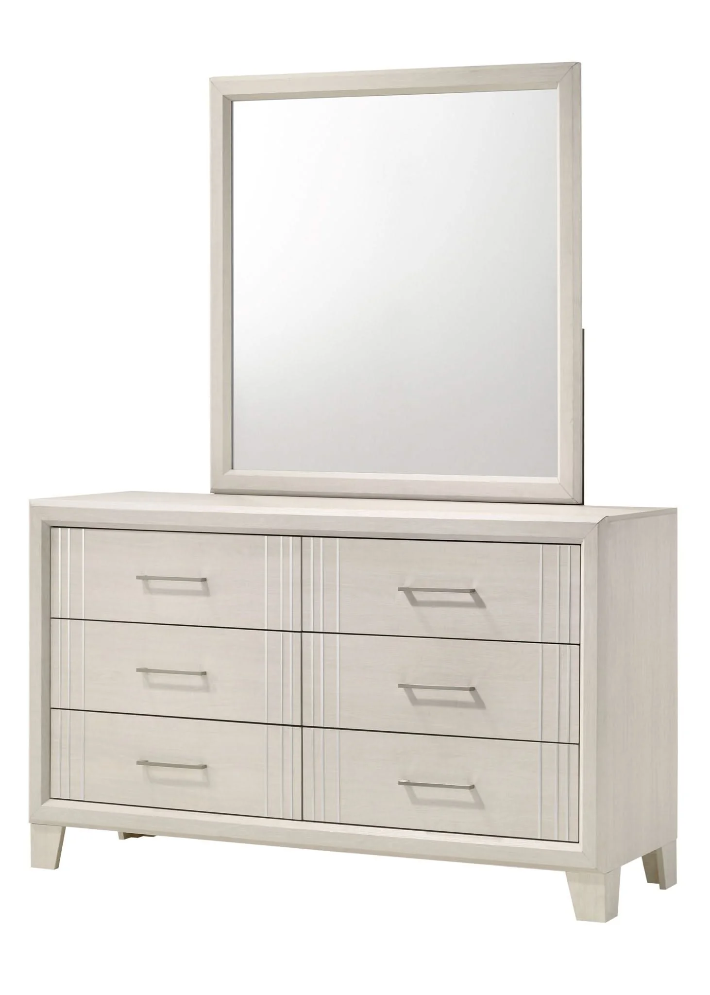 Charlie - Queen 4 Piece Bedroom Set - White - Image 2