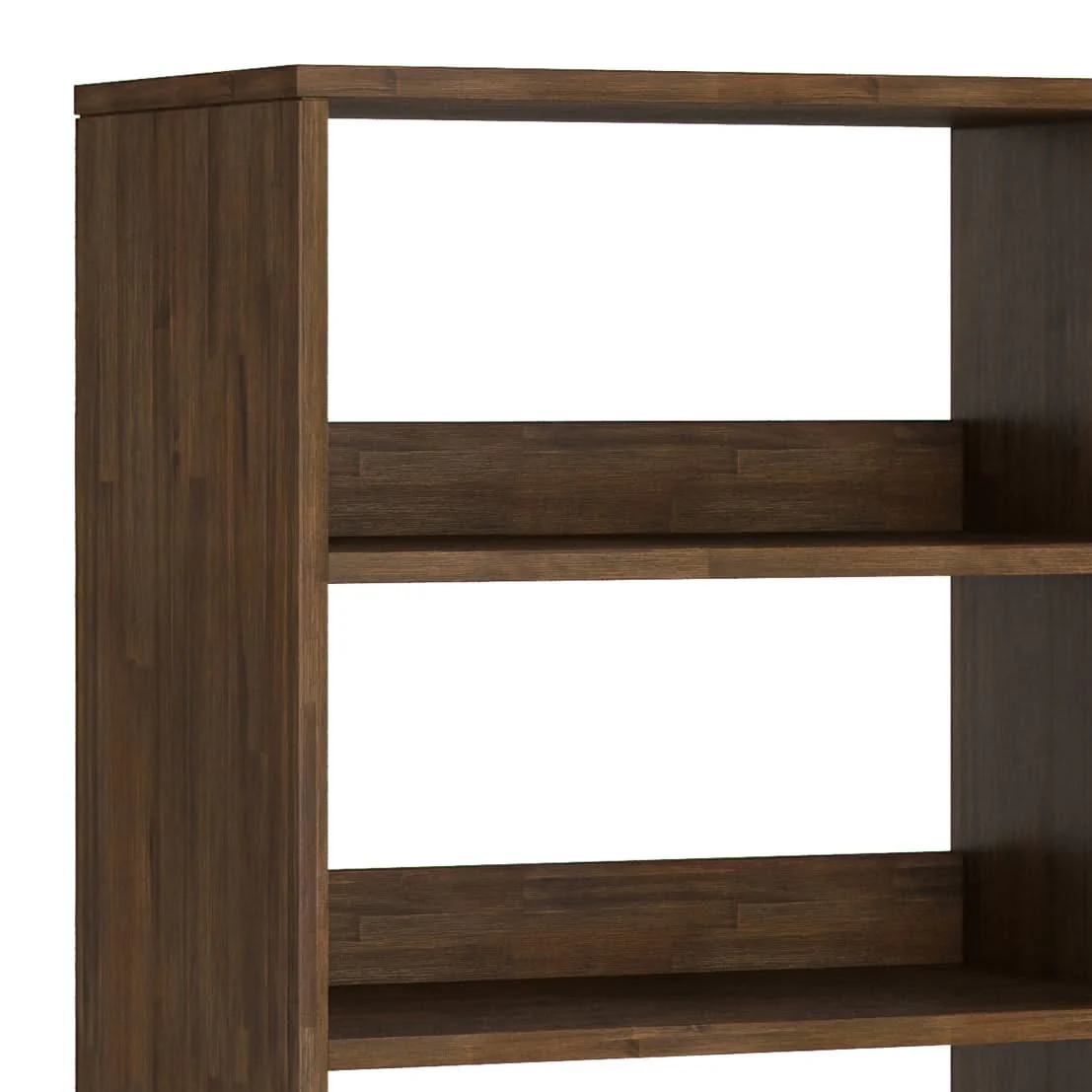 Chase - Tall Bookcase - Rustic Natural Aged Brown - Image 4