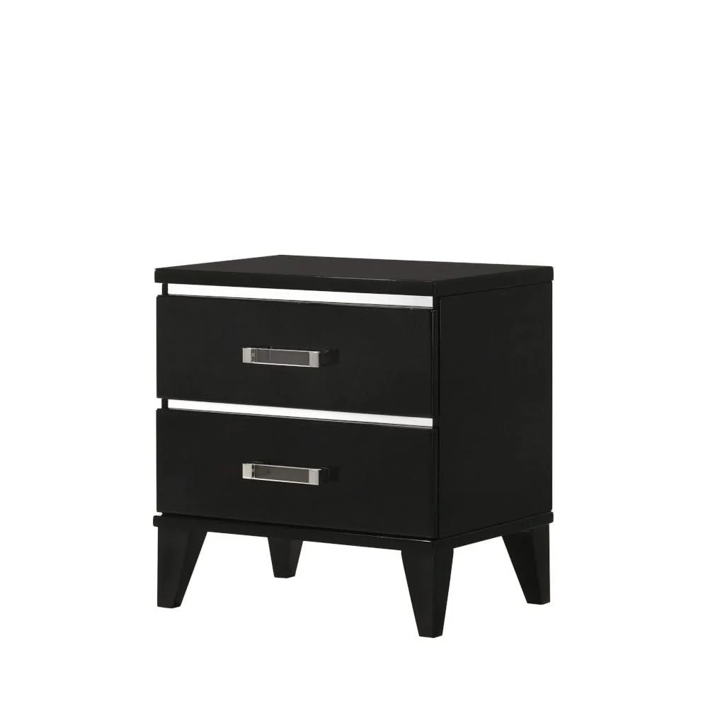 Chelsie - Nightstand - Black - Image 3