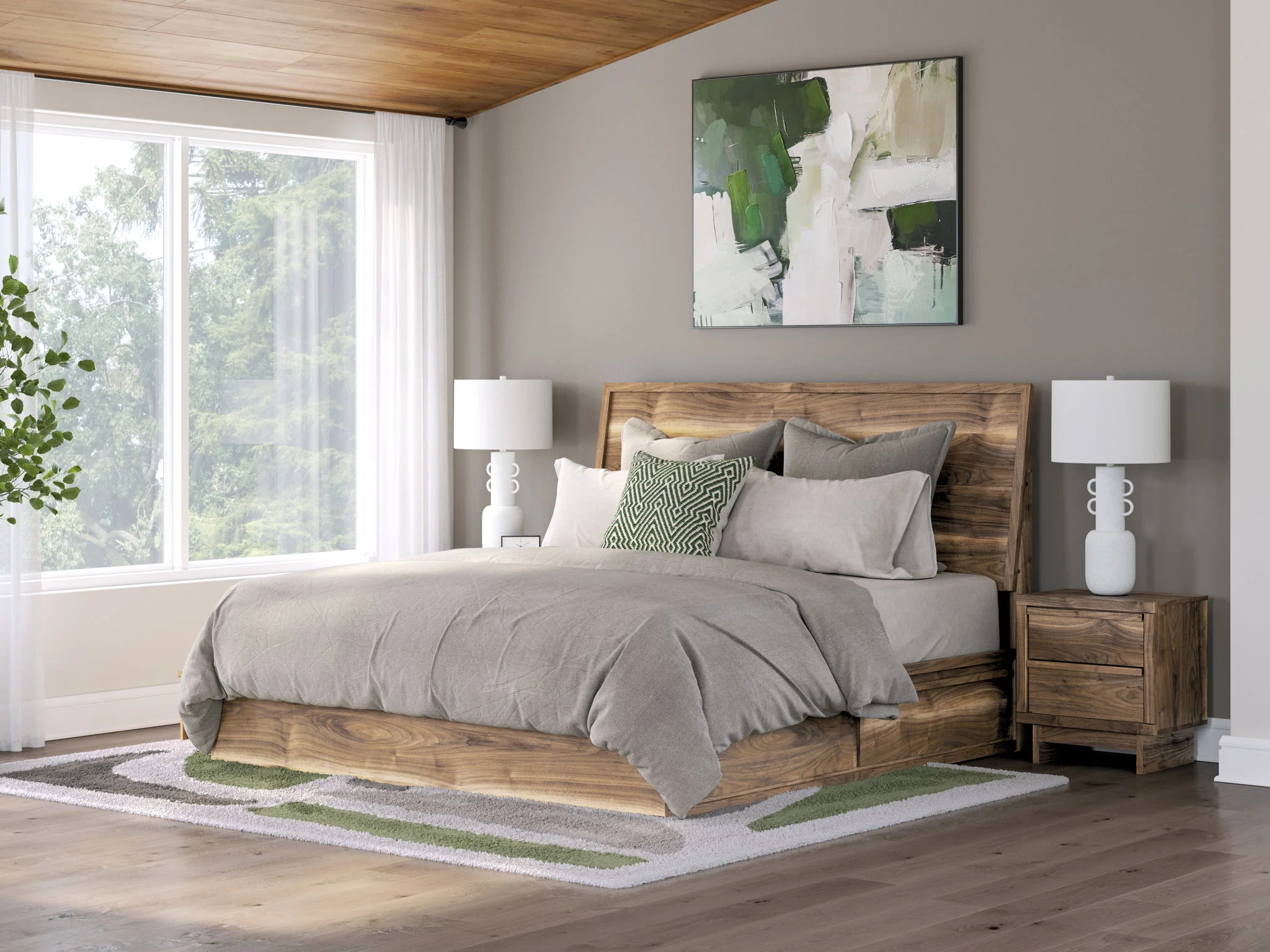 Chirason - Panel Bed With Storage - Image 3