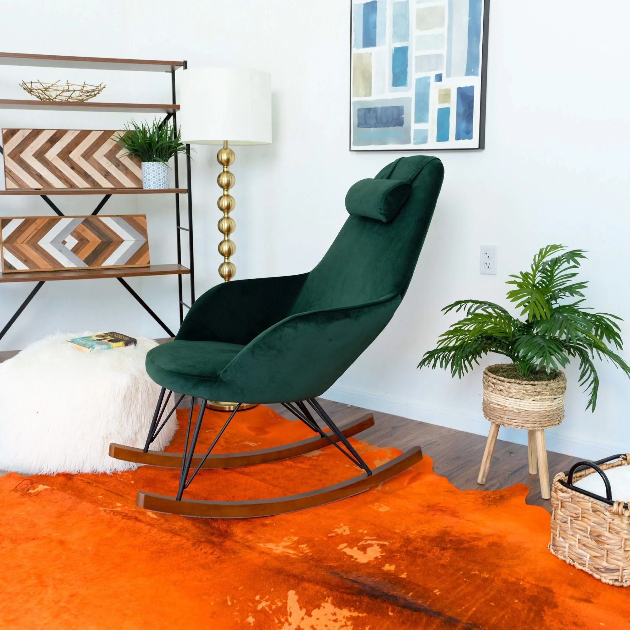 Chloe - Mid Century Modern Rocker Livingroom And Bedroom Chair - Image 7