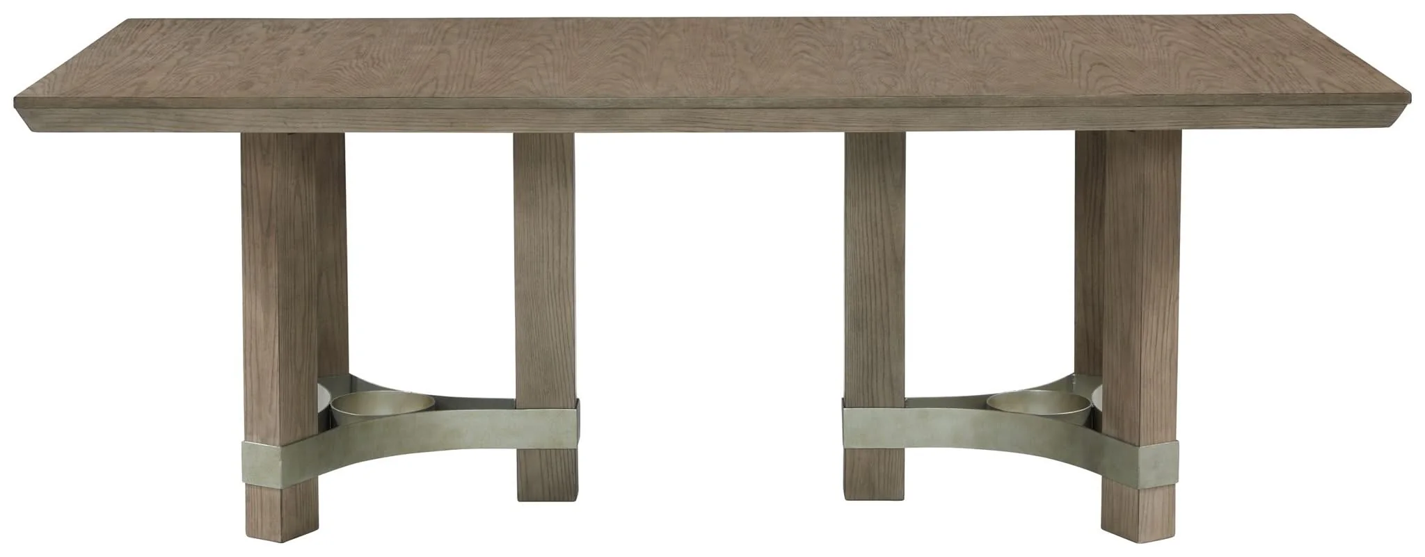 Chrestner - Rectangular Dining Room Table - Gray - Image 4