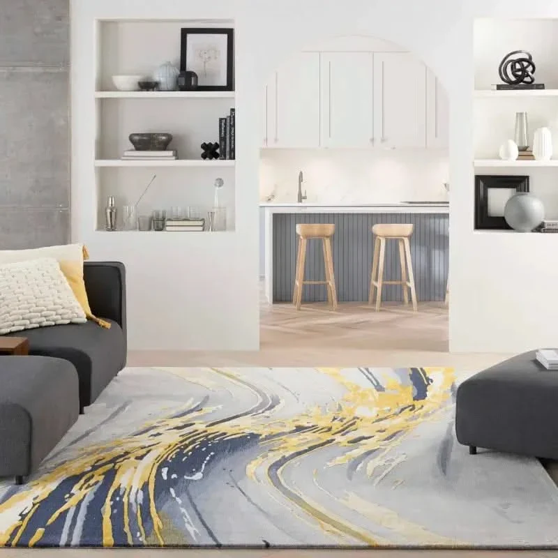 CIELO GREY GOLD 9X13 RUG