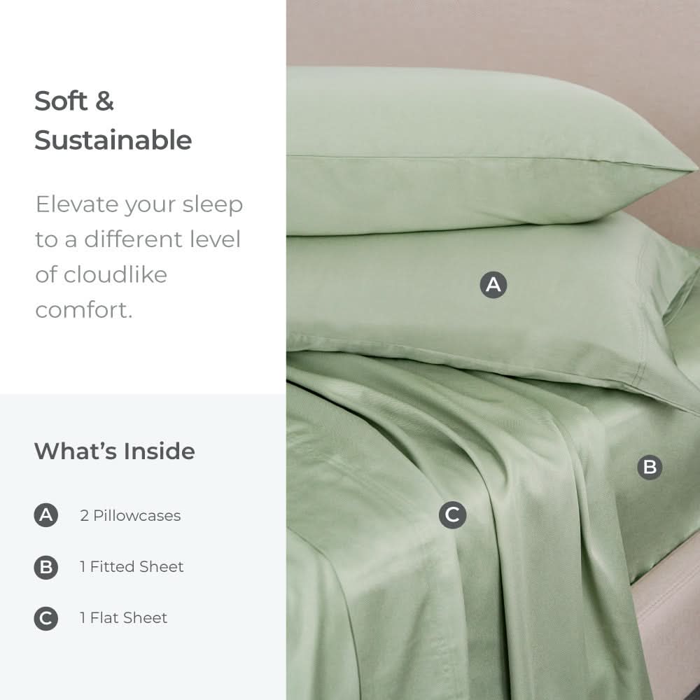 Classic Luxury Bamboo Bed Sheet Set - Image 10