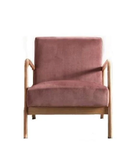Classic Mid-Century Modern Accent Chairs, Open Framed Armchair With Cushioning - Image 28