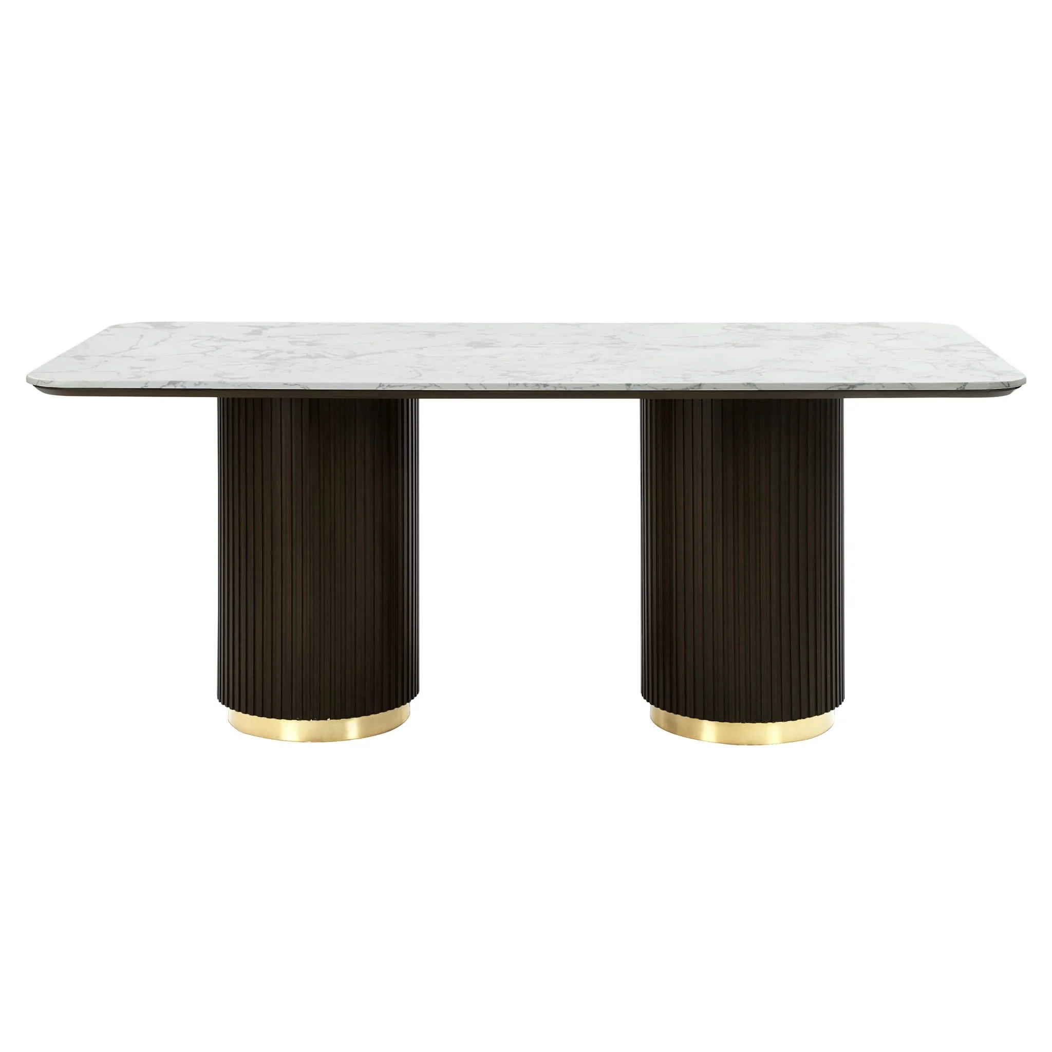 Clayten - Engineered Marble Top Dining Table - Marble - Image 4