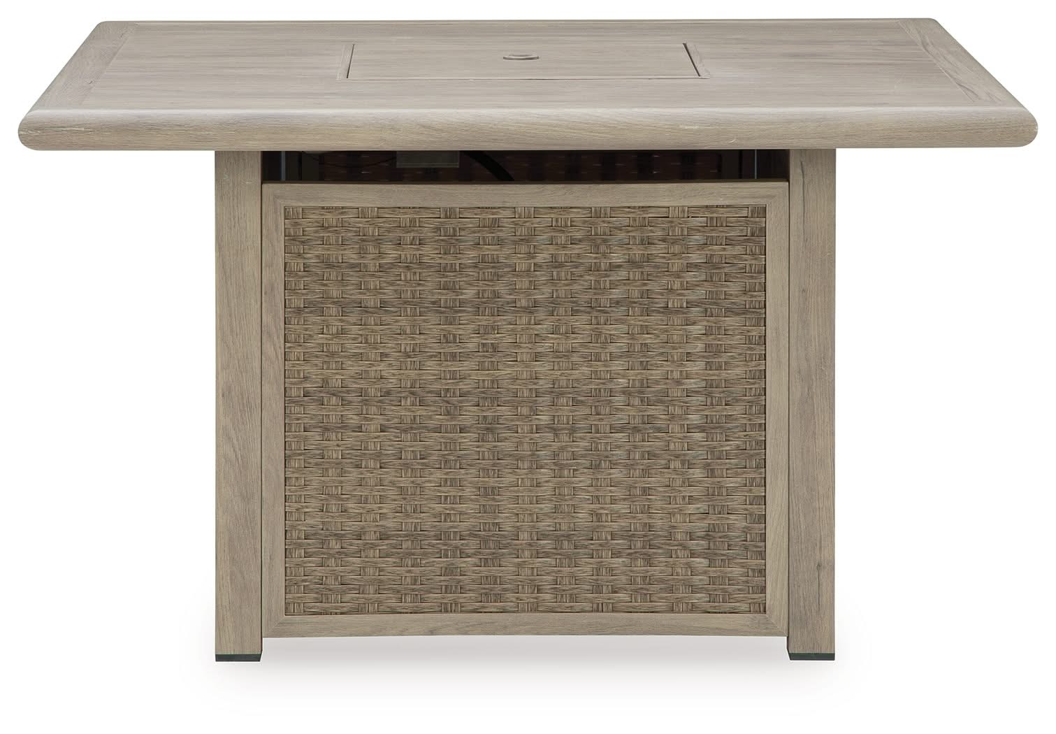 Cliff Trails - Square Fire Pit Table - Beige - Image 3