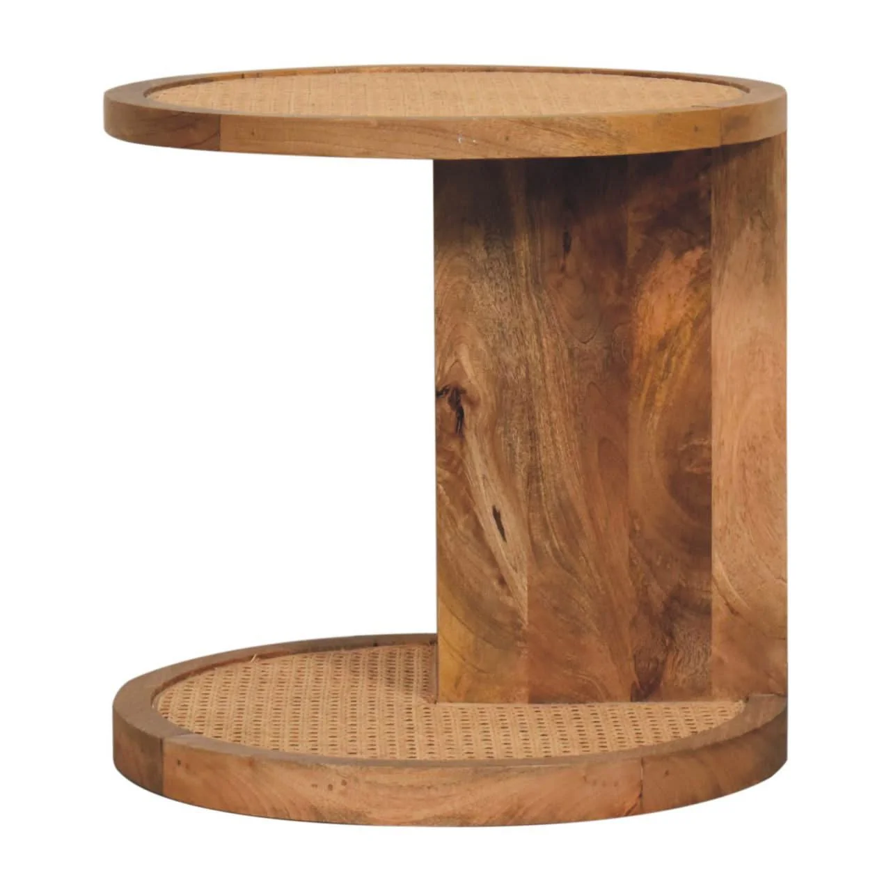 Close Knit Corner End Table - Oak - Image 4