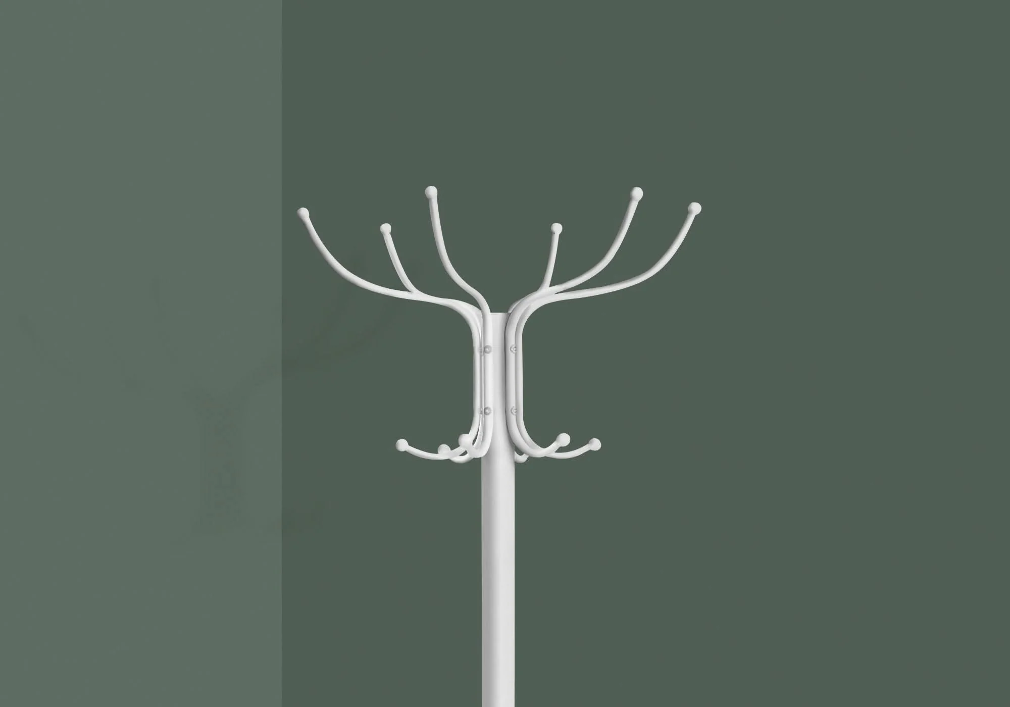 Coat Rack, Hall Tree, Free Standing, 12 Hooks, Entryway, 70"H, Umbrella Holder, Contemporary & Modern - Image 7